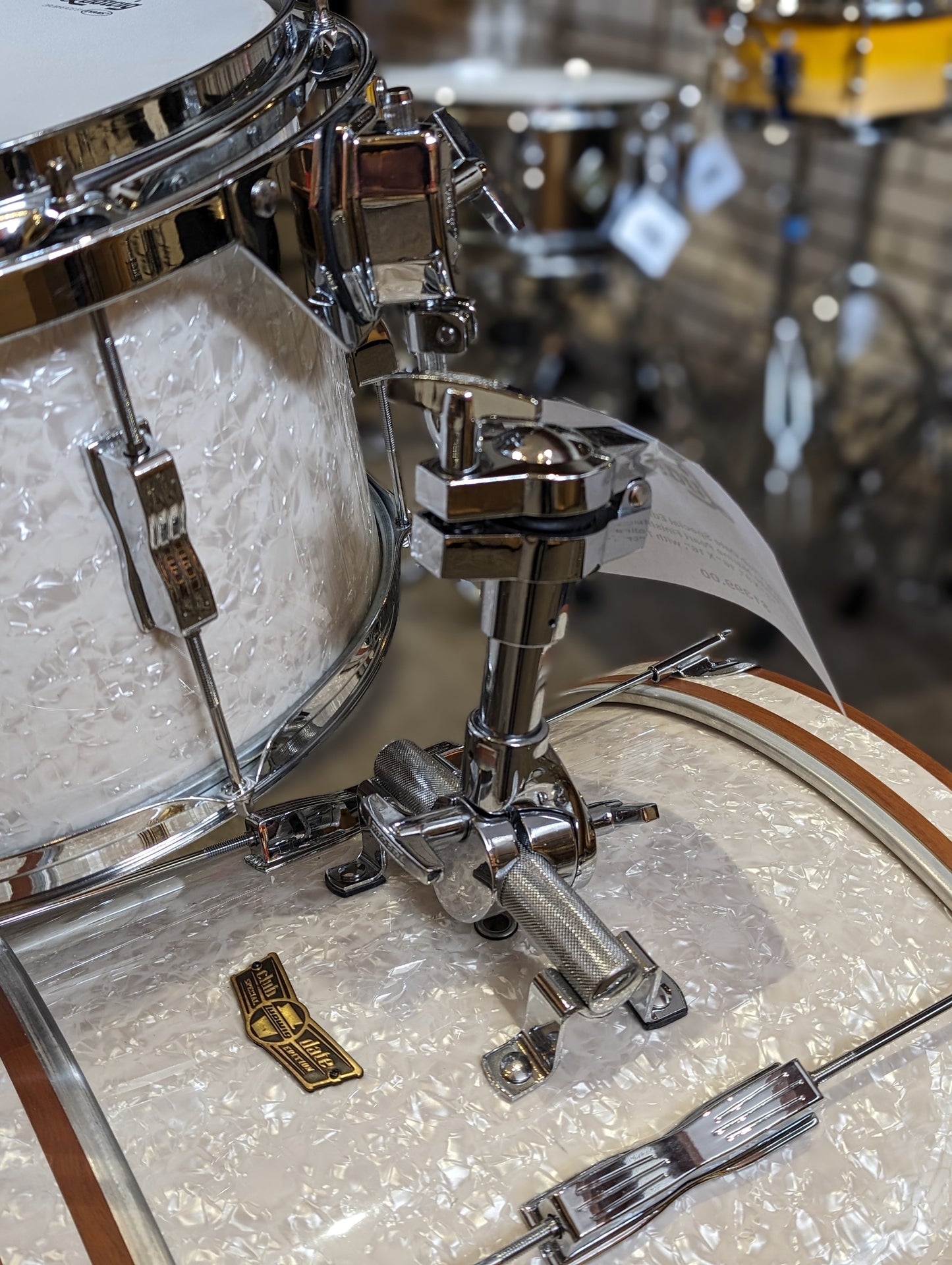 Ludwig Club Date Special Edition Fab 3 Shell Pack - White Marine Pearl (2012-2015)