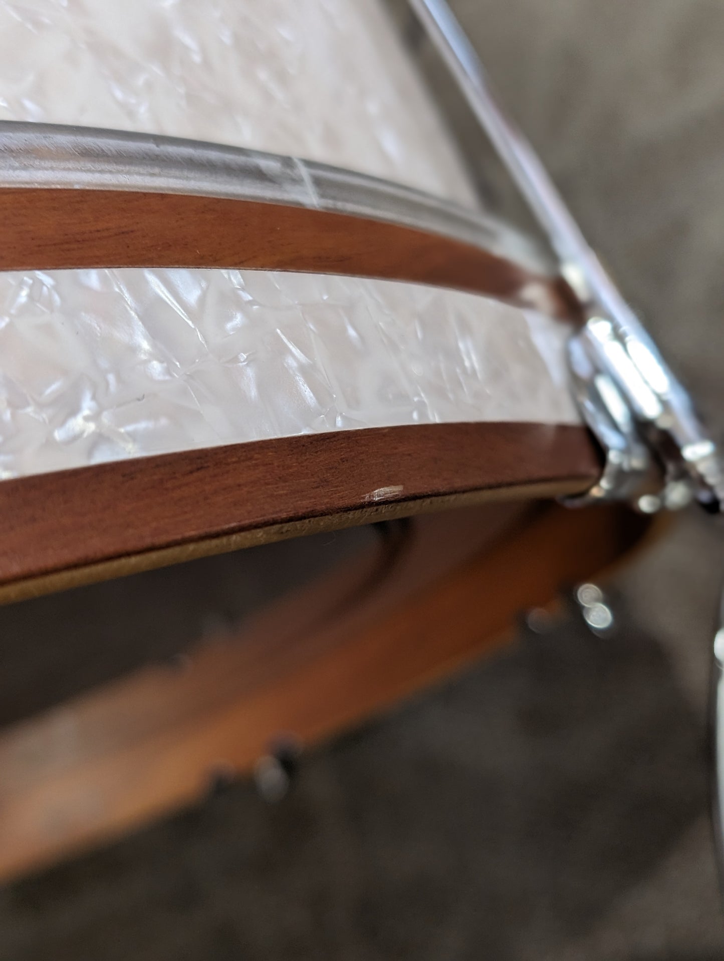 Ludwig Club Date Special Edition Fab 3 Shell Pack - White Marine Pearl (2012-2015)
