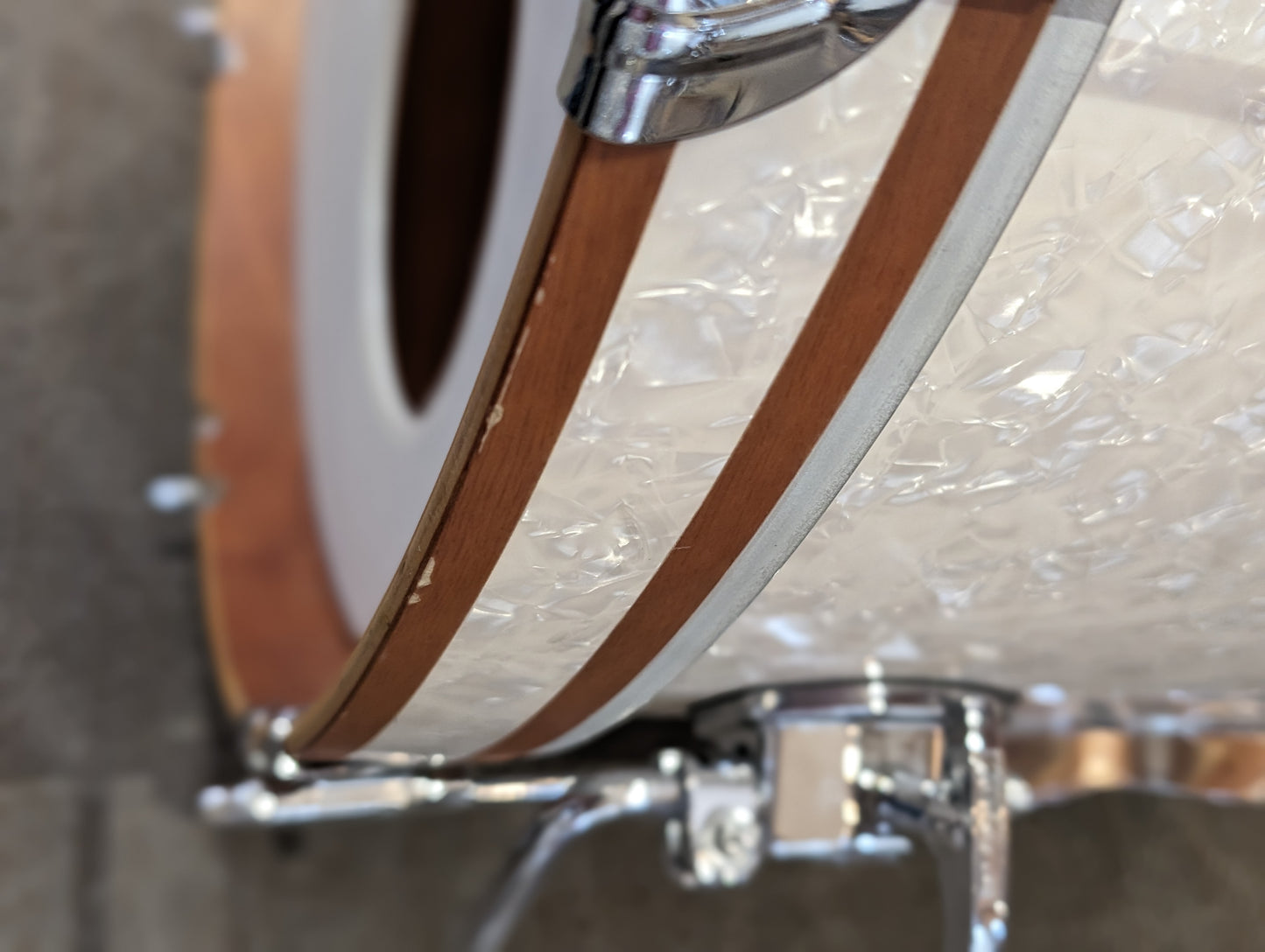 Ludwig Club Date Special Edition Fab 3 Shell Pack - White Marine Pearl (2012-2015)