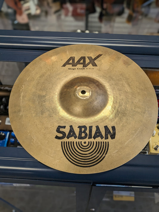 Sabian 16" AAX Stage Crash (Used)