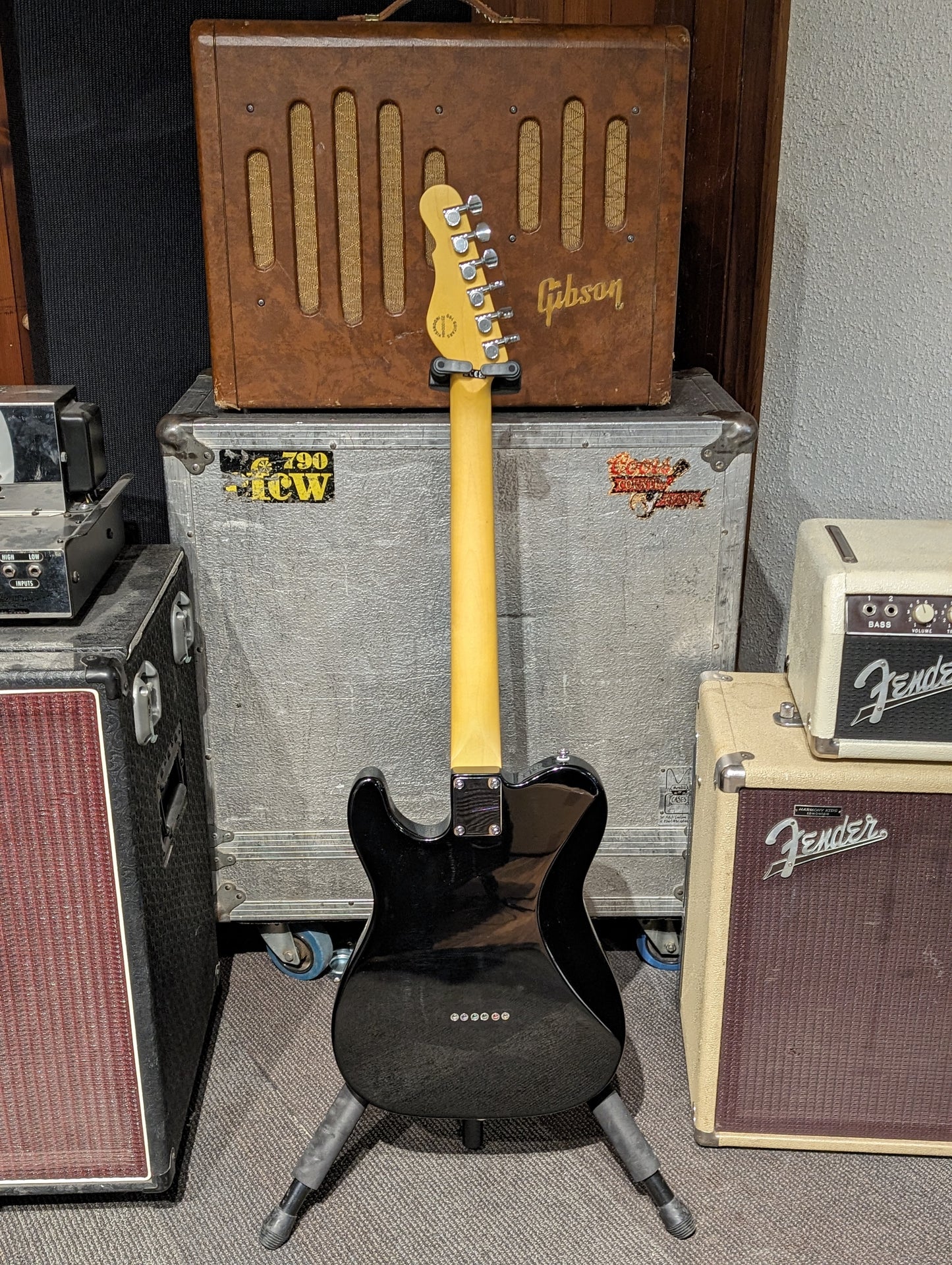 G&L Tribute ASAT Classic Electric Guitar - Gloss Black (Serial# 2310000484)