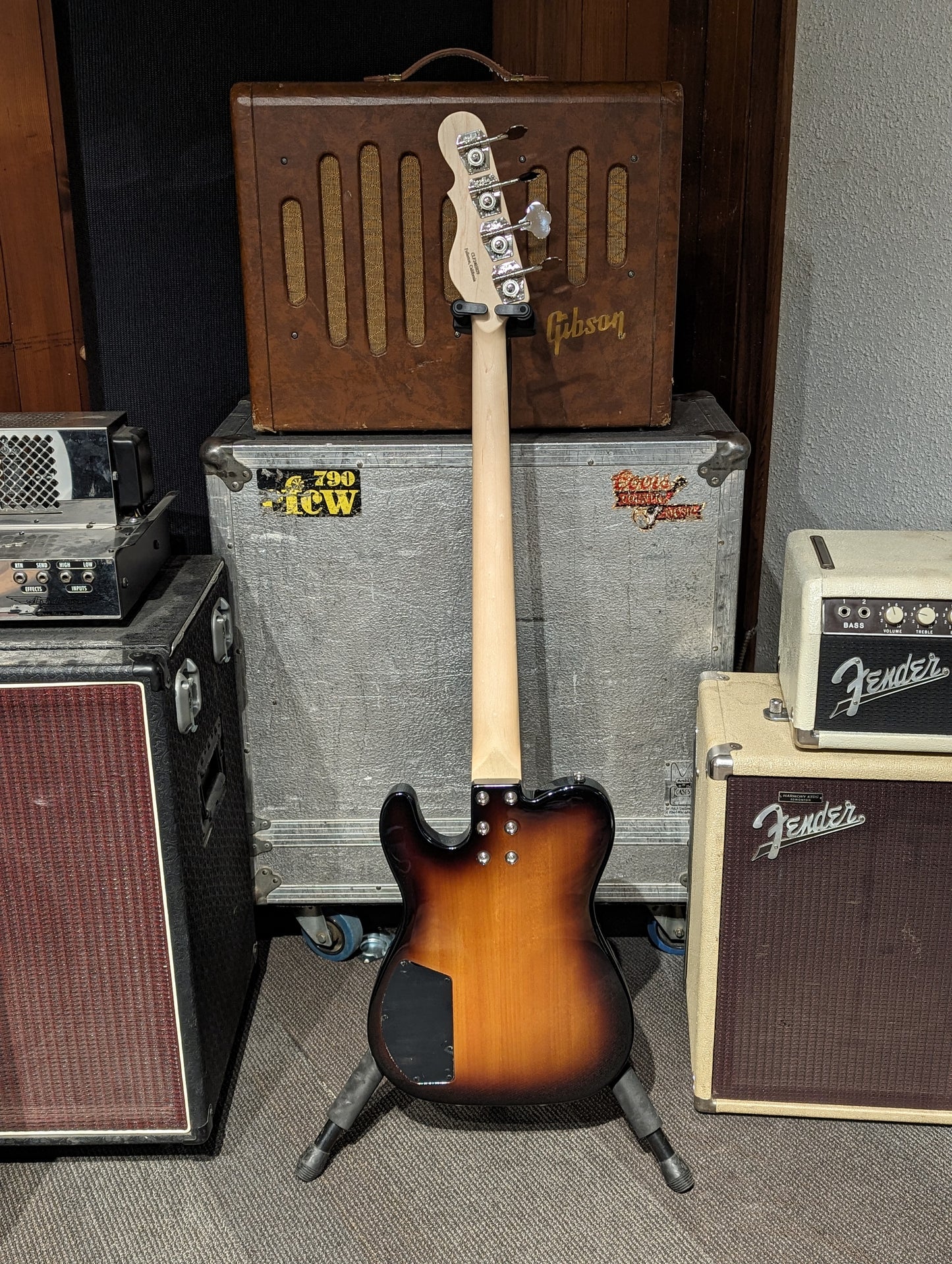 G&L Build to Order 4-String ASAT Bass Guitar w/Gig Bag - Tobacco Sunburst