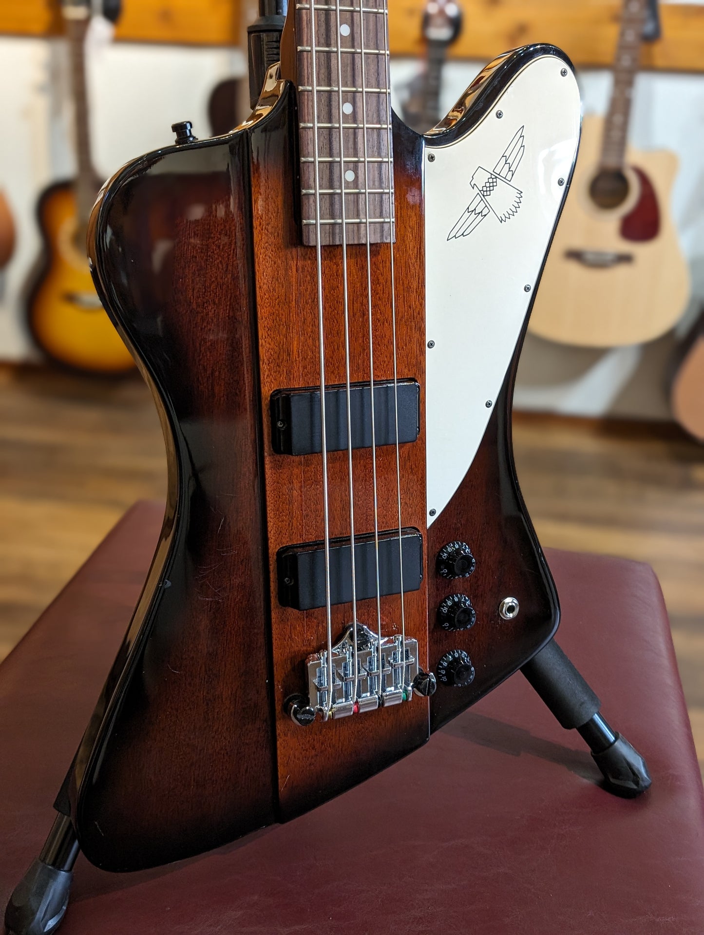 Epiphone Thunderbird IV 4-String Electric Bass Guitar - Vintage Sunburst (2008)