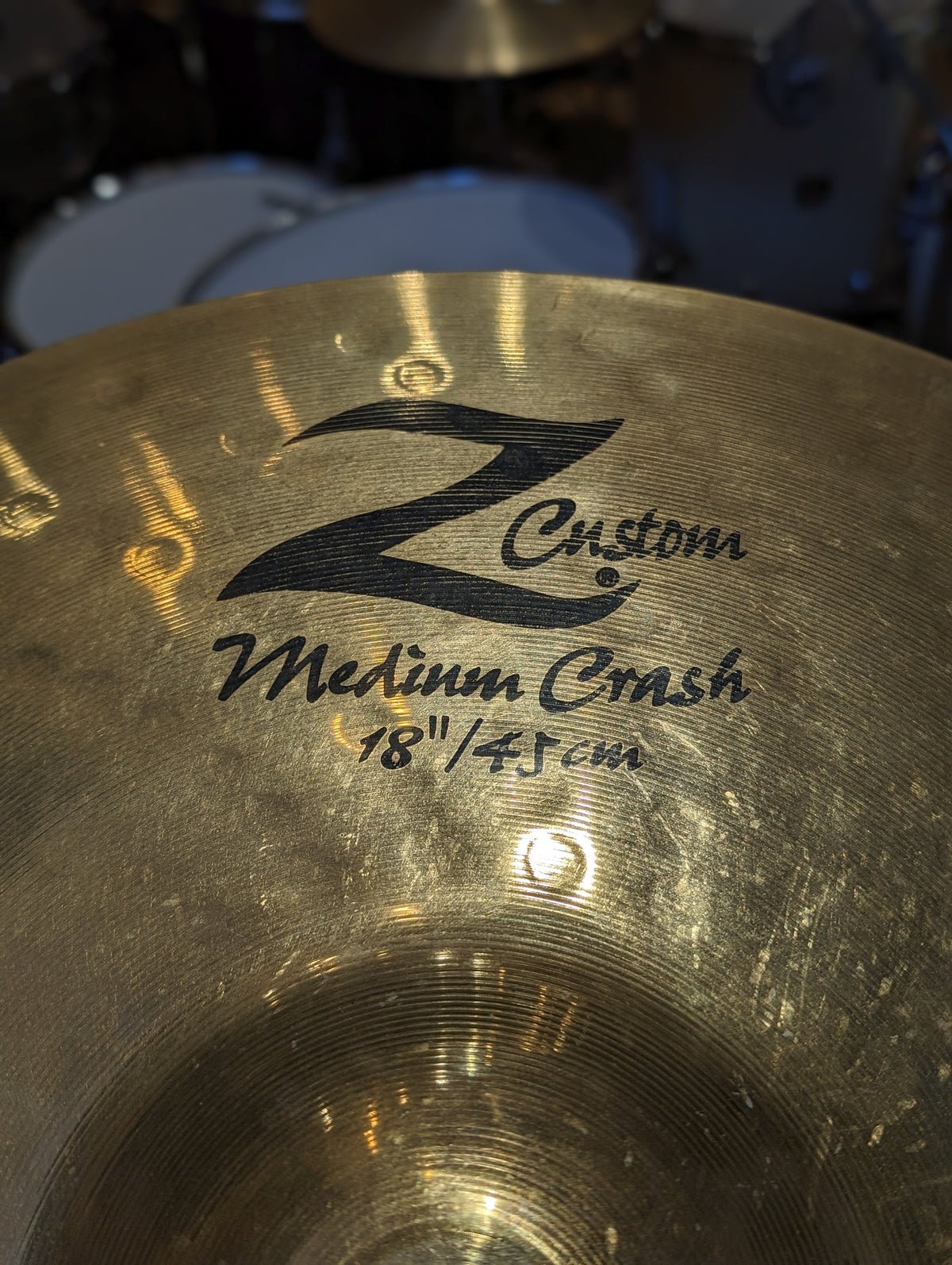 Zildjian 18" Z Custom Medium Crash Cymbal (Used)