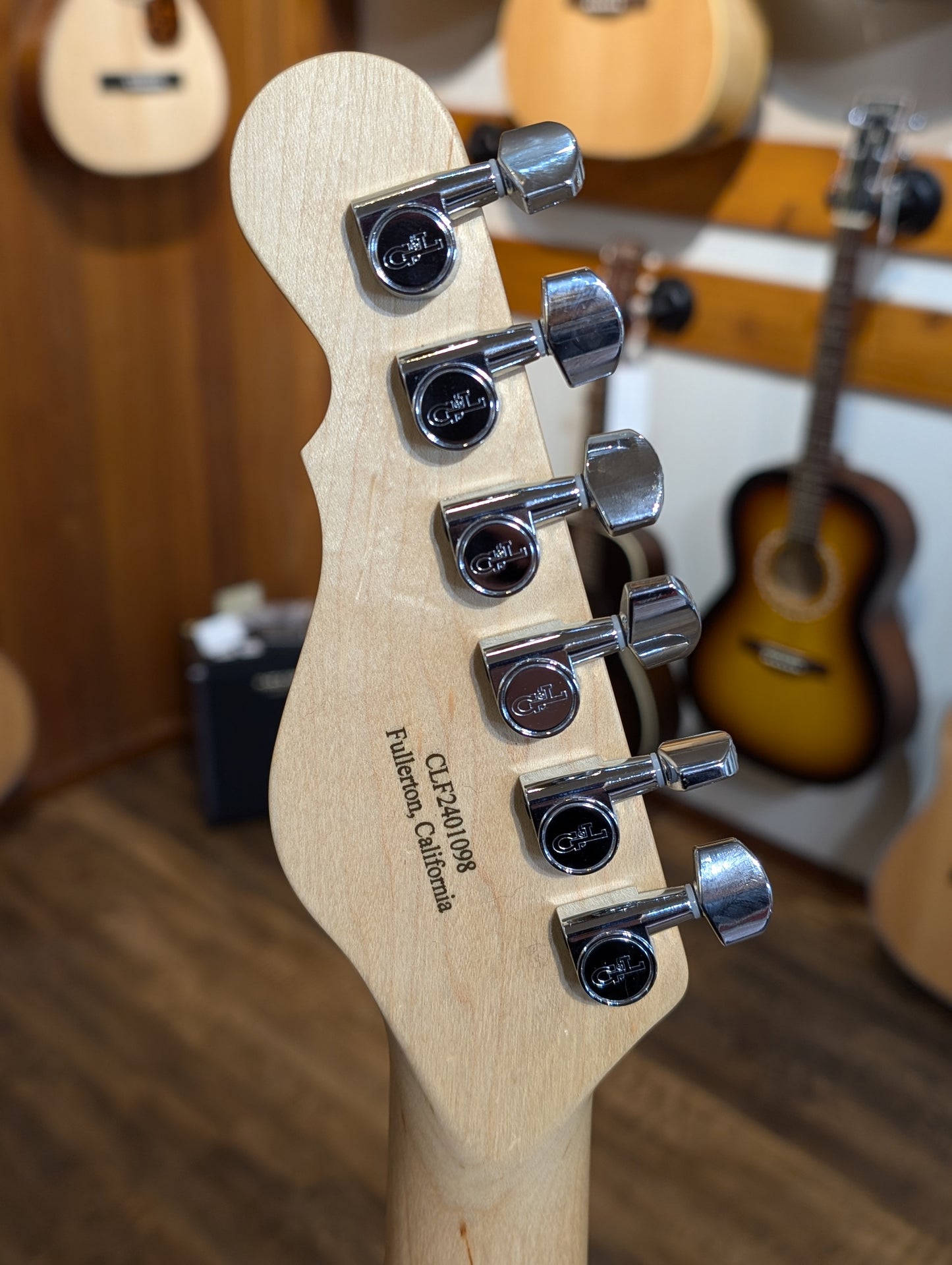 G&L USA Build to Order ASAT Classic Alnico Electric Guitar w/Case - Jet Black (Serial #CLF2401098)