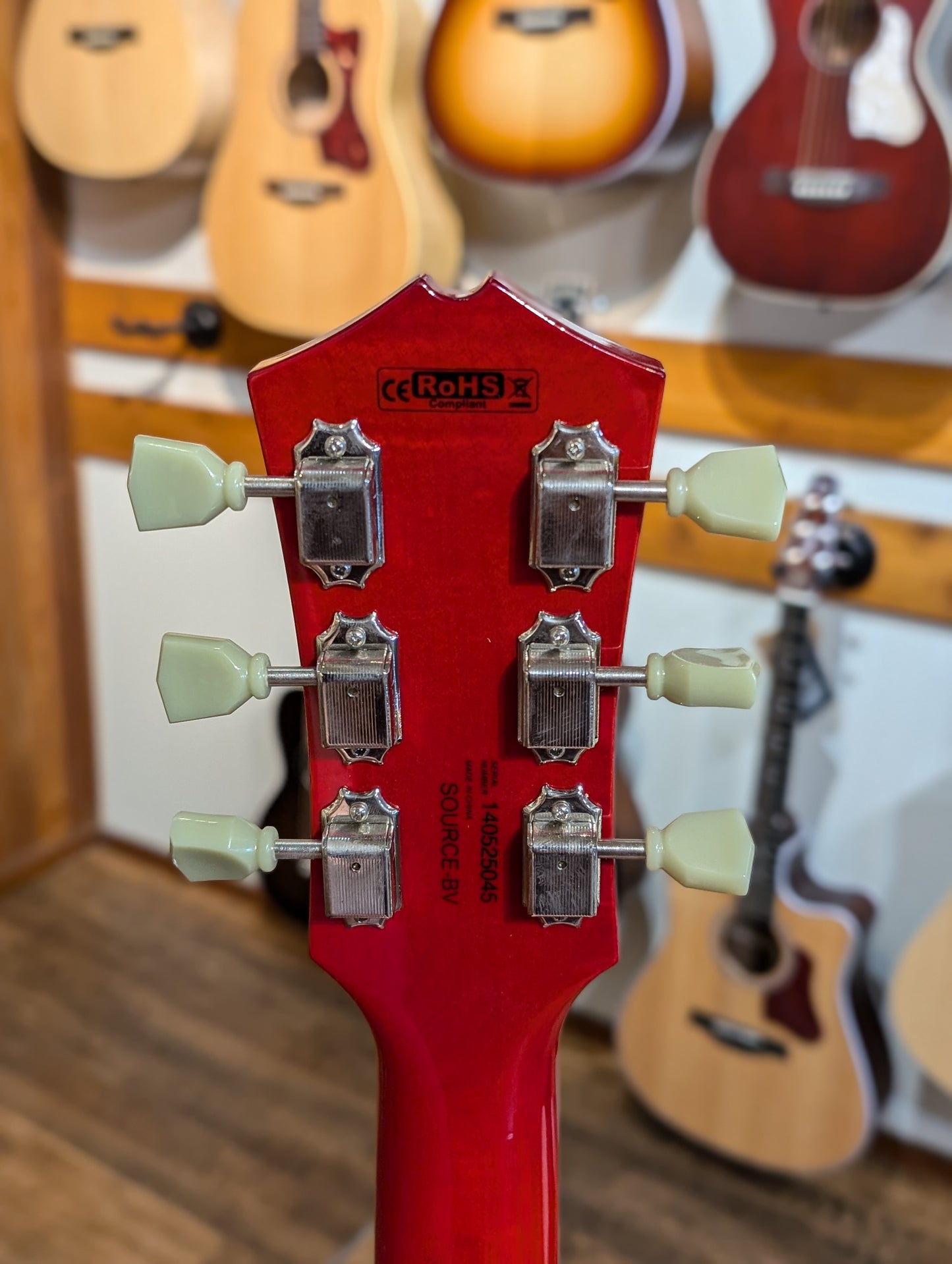 Cort Source BV Semi-Hollow Electric Guitar - Cherry Red (Used)