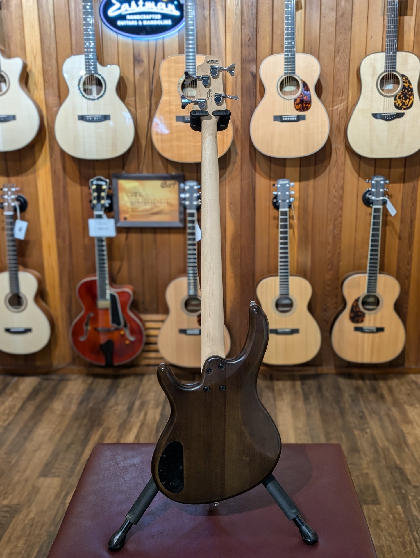 Cort Action PJ Electric Bass Guitar - Open Pore Walnut (Used)