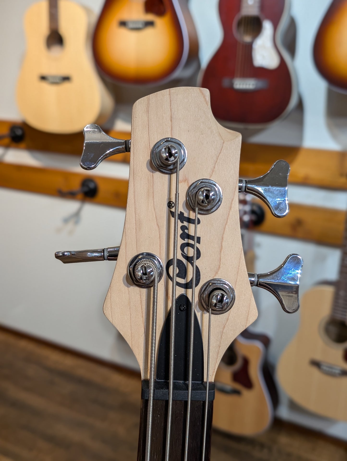 Cort Action PJ Electric Bass Guitar - Open Pore Walnut (Used)