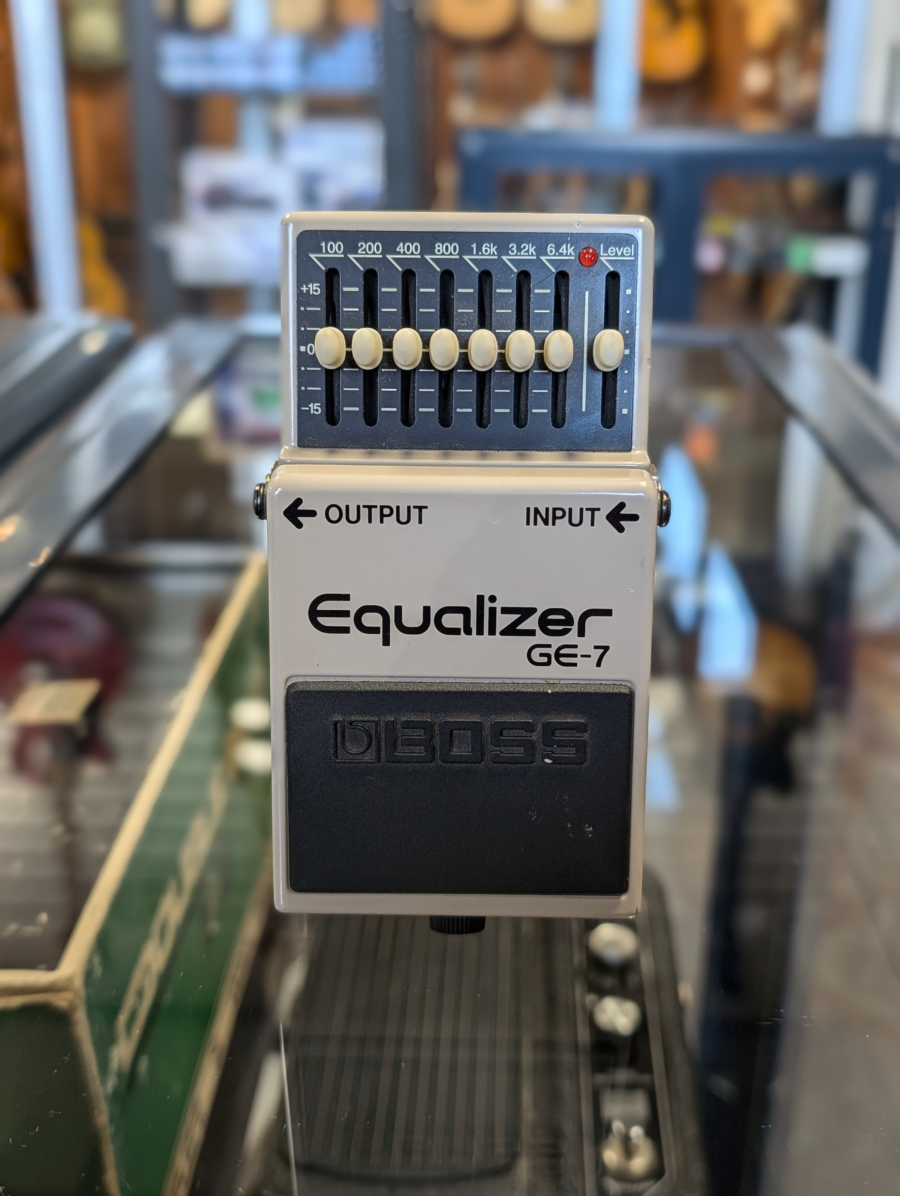 1980s Boss GE-7 Equalizer 7 Band Graphic EQ Pedal Black Label MIJ Japa 1980s Boss GE-7 Equalizer 7 Band Graphic EQ Pedal Black Label MIJ Japa