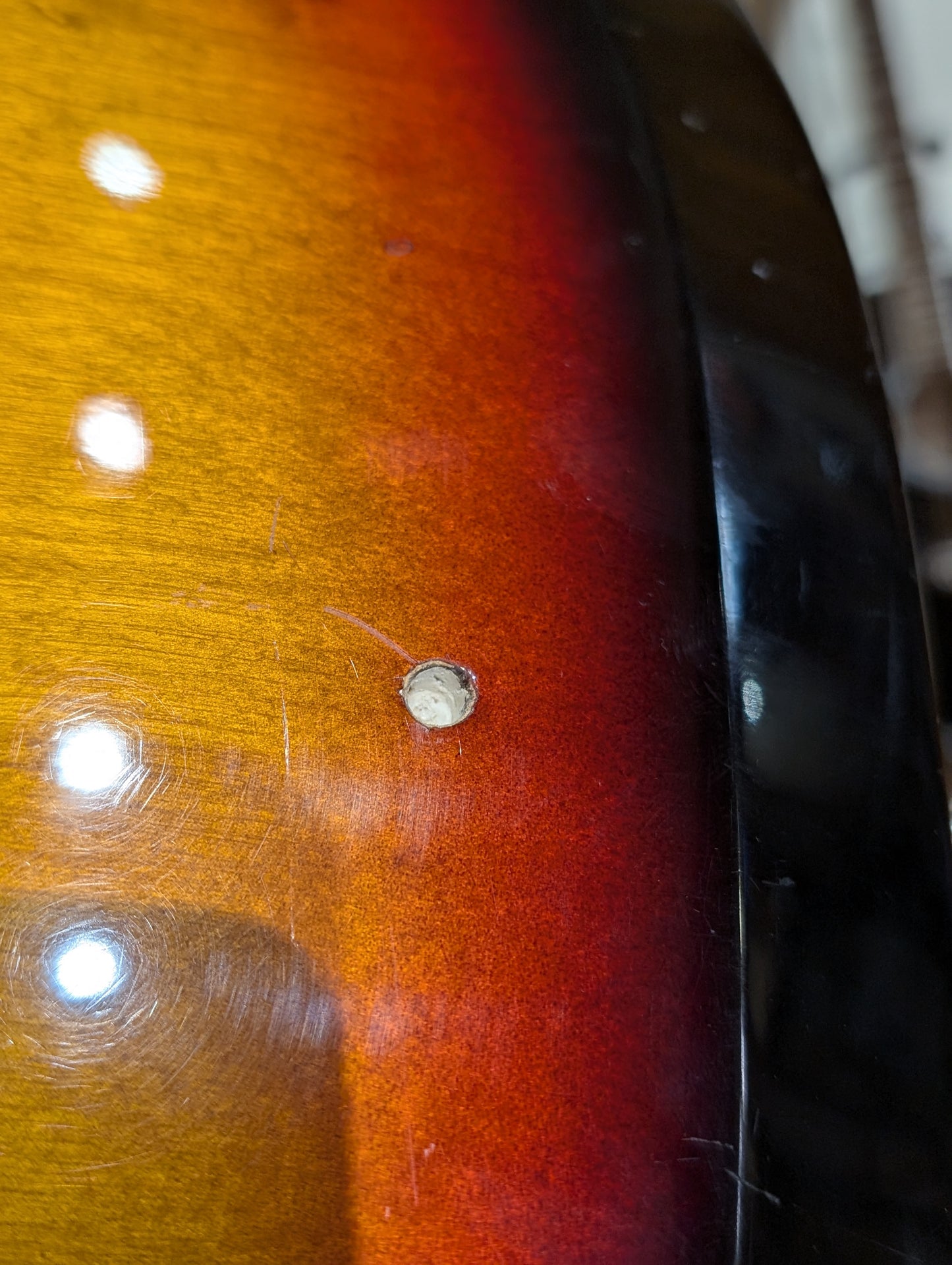 Hagstrom HIIBN Short Scale Electric Bass Guitar w/Gig Bag (Mid 1960's - Early 1970's)