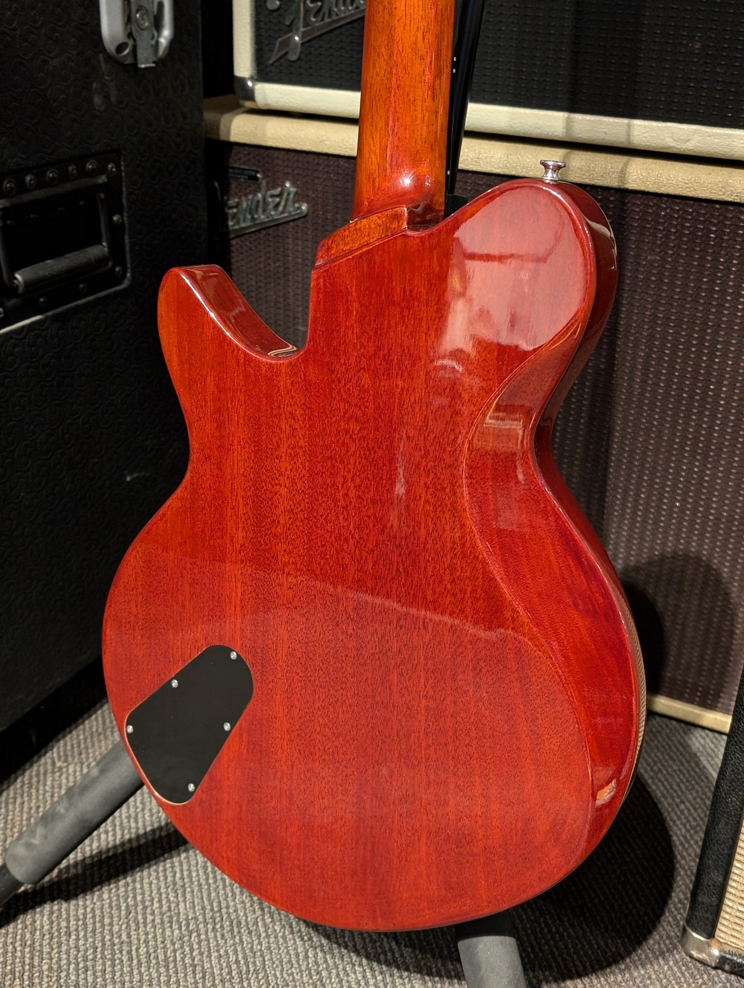 Eastman Juliet P90 Electric Guitar w/Gig Bag - Vintage Red (Serial #K2300606)