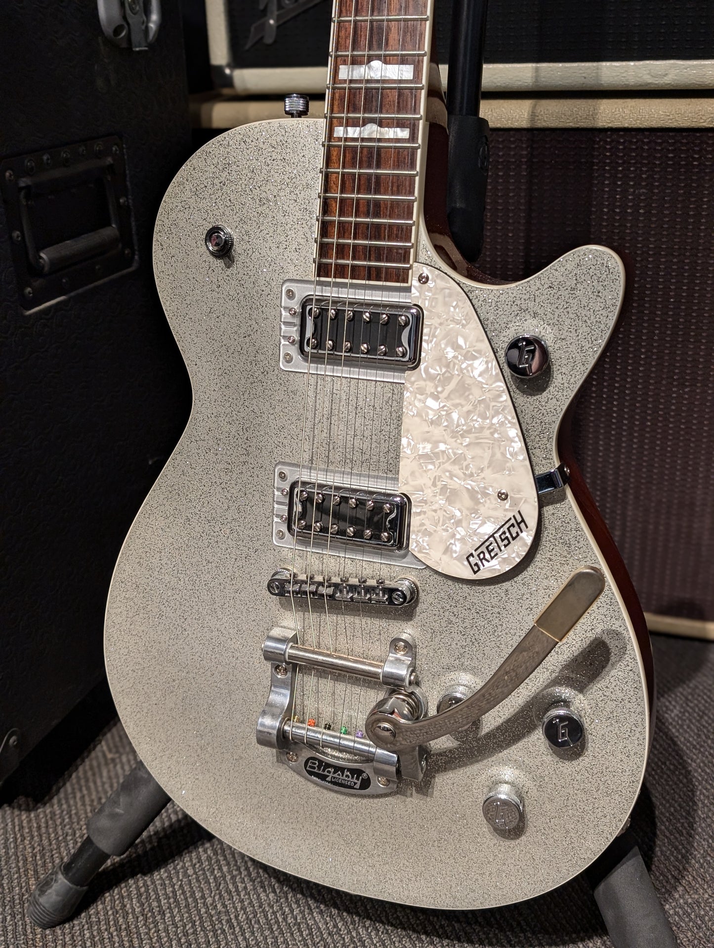 Gretsch G5439T Pro Jet Electric Guitar - Silver Sparkle (2014)