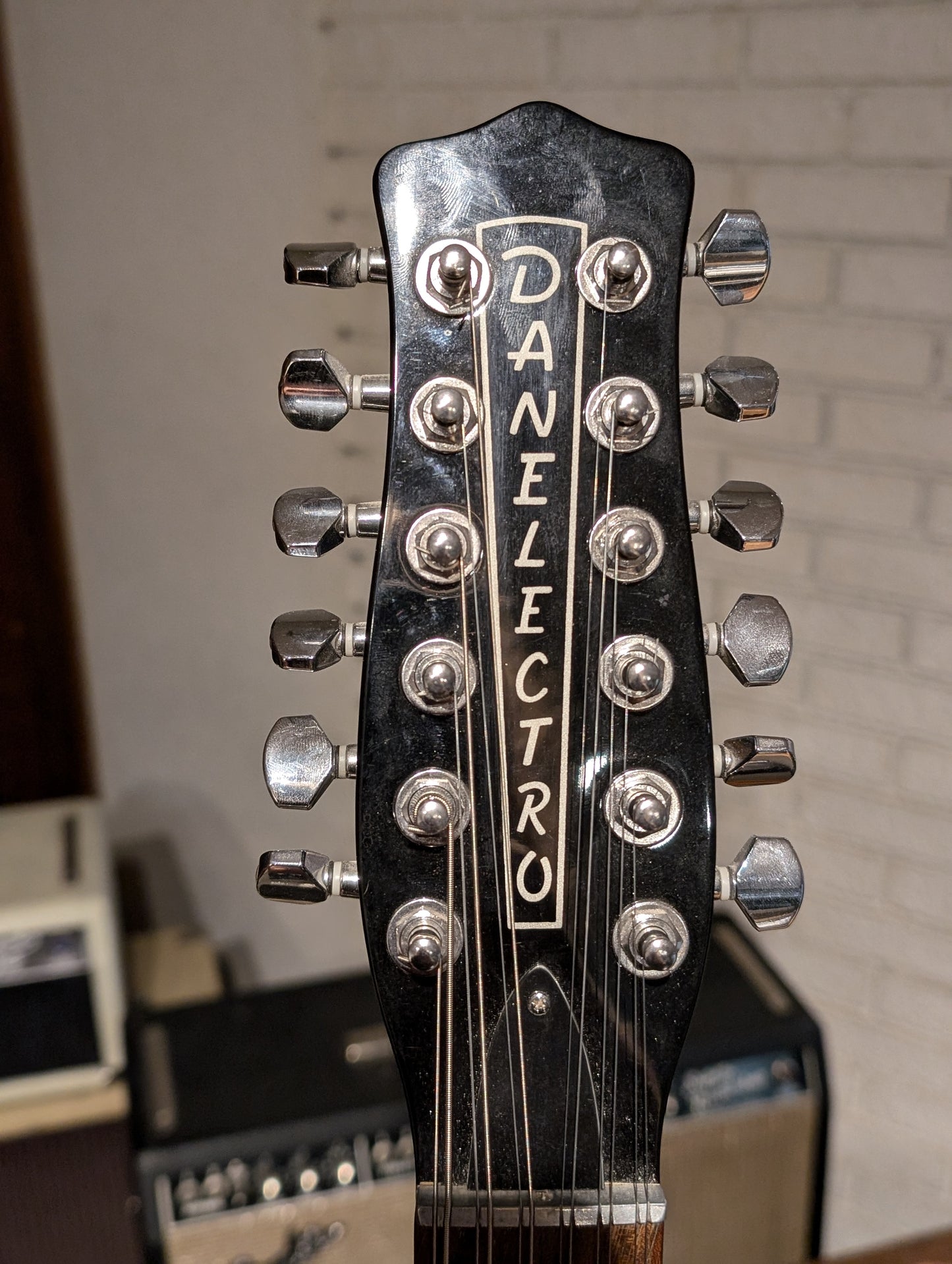 Danelectro 59M 12-String Electric Guitar - Black (Used)
