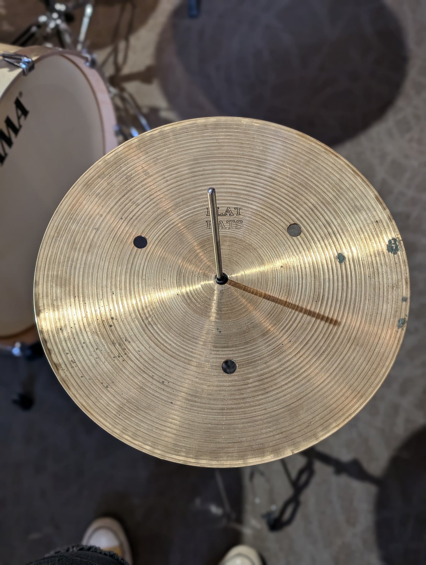Sabian 14" Flat Hats (1980's)