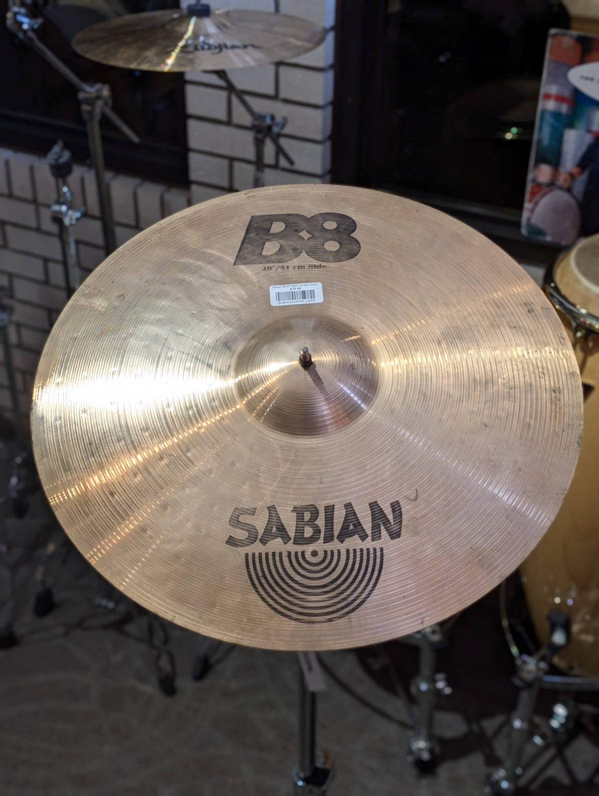 Sabian B8 20" Ride Cymbal (Used)