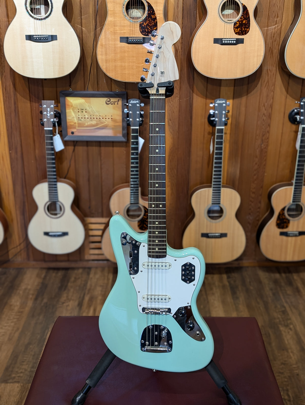 Squier Vintage Modified Jaguar - Surf Green (2015)