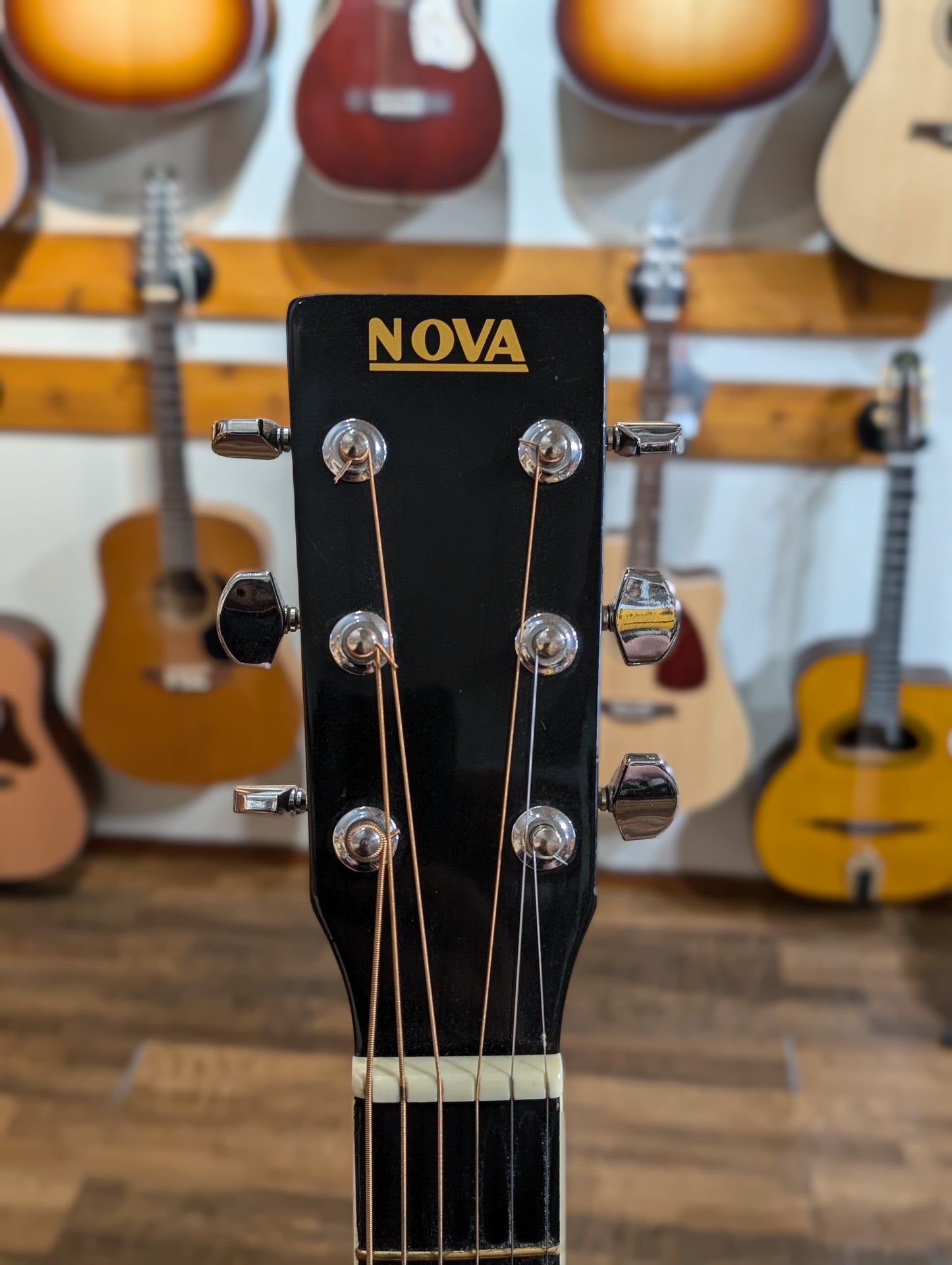 Nova Dreadnought Acoustic Guitar - Black (Used)