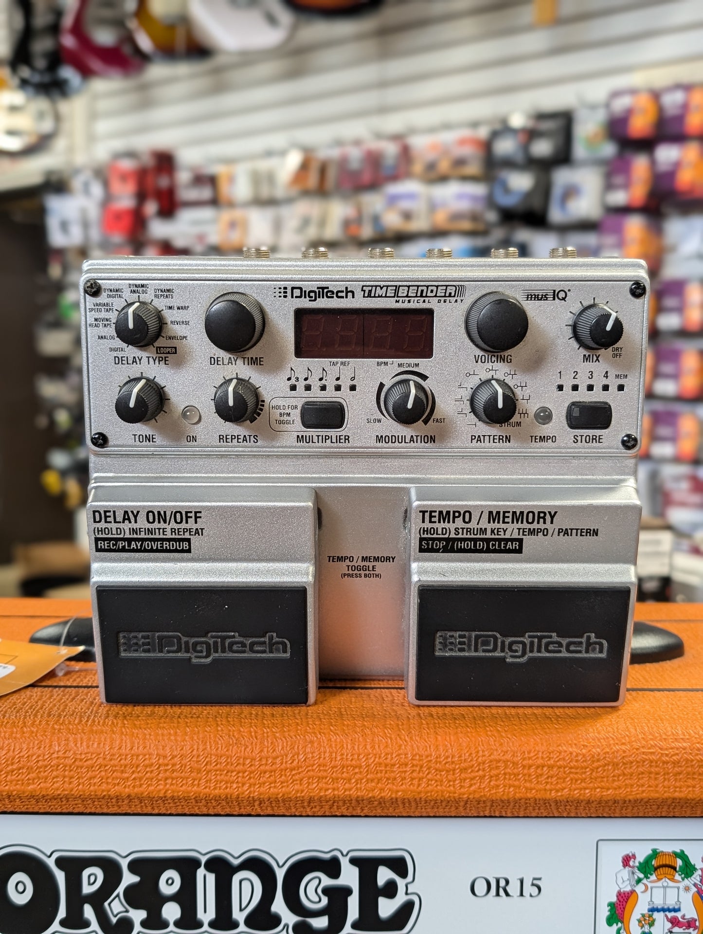 Digitech TimeBender Digital Delay Pedal w/Power Supply (Used)