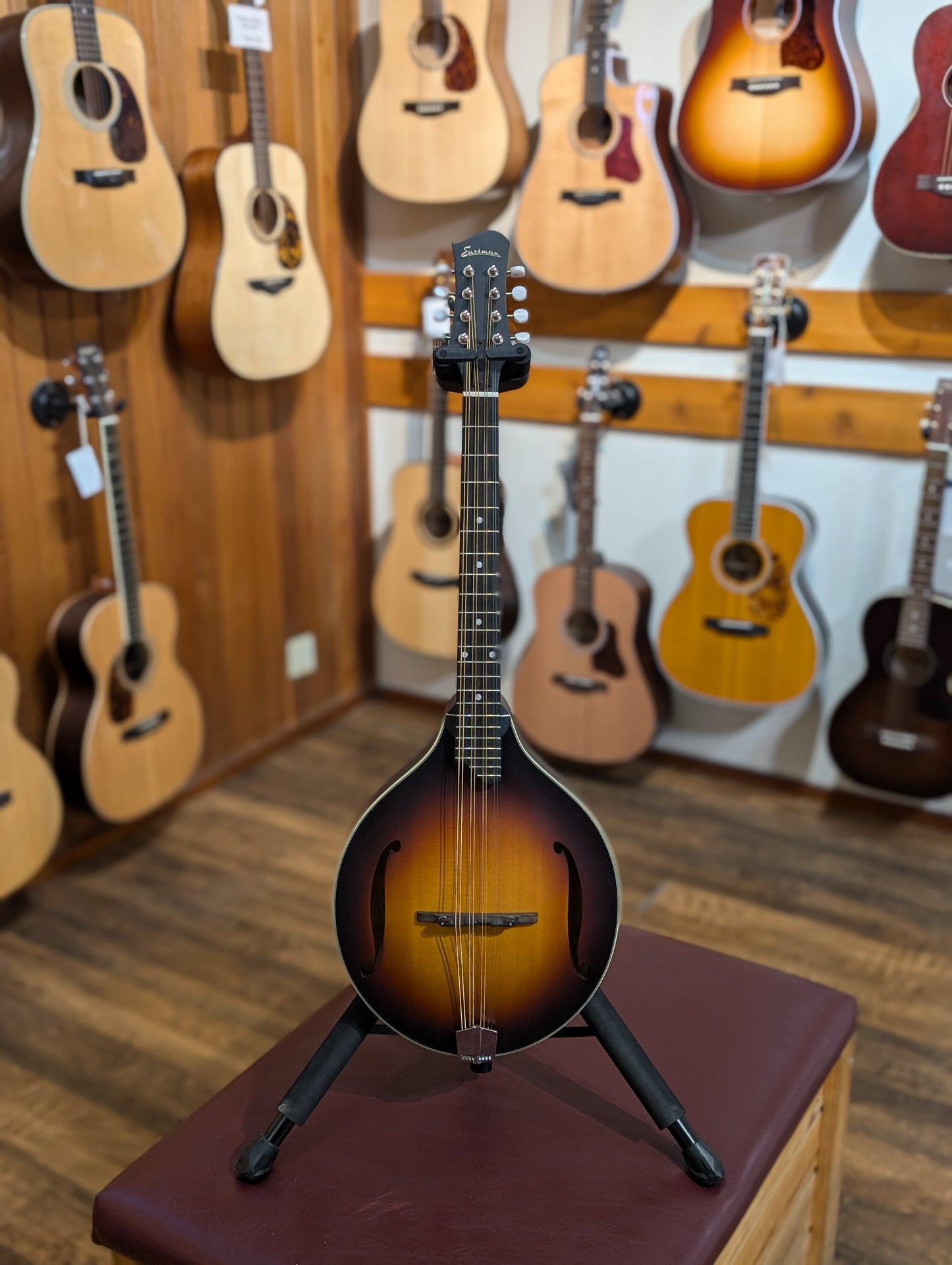 Eastman MDO305E Electric/Acoustic Octave Mandolin w/Gig Bag - Sunburst (Serial #N2401757)