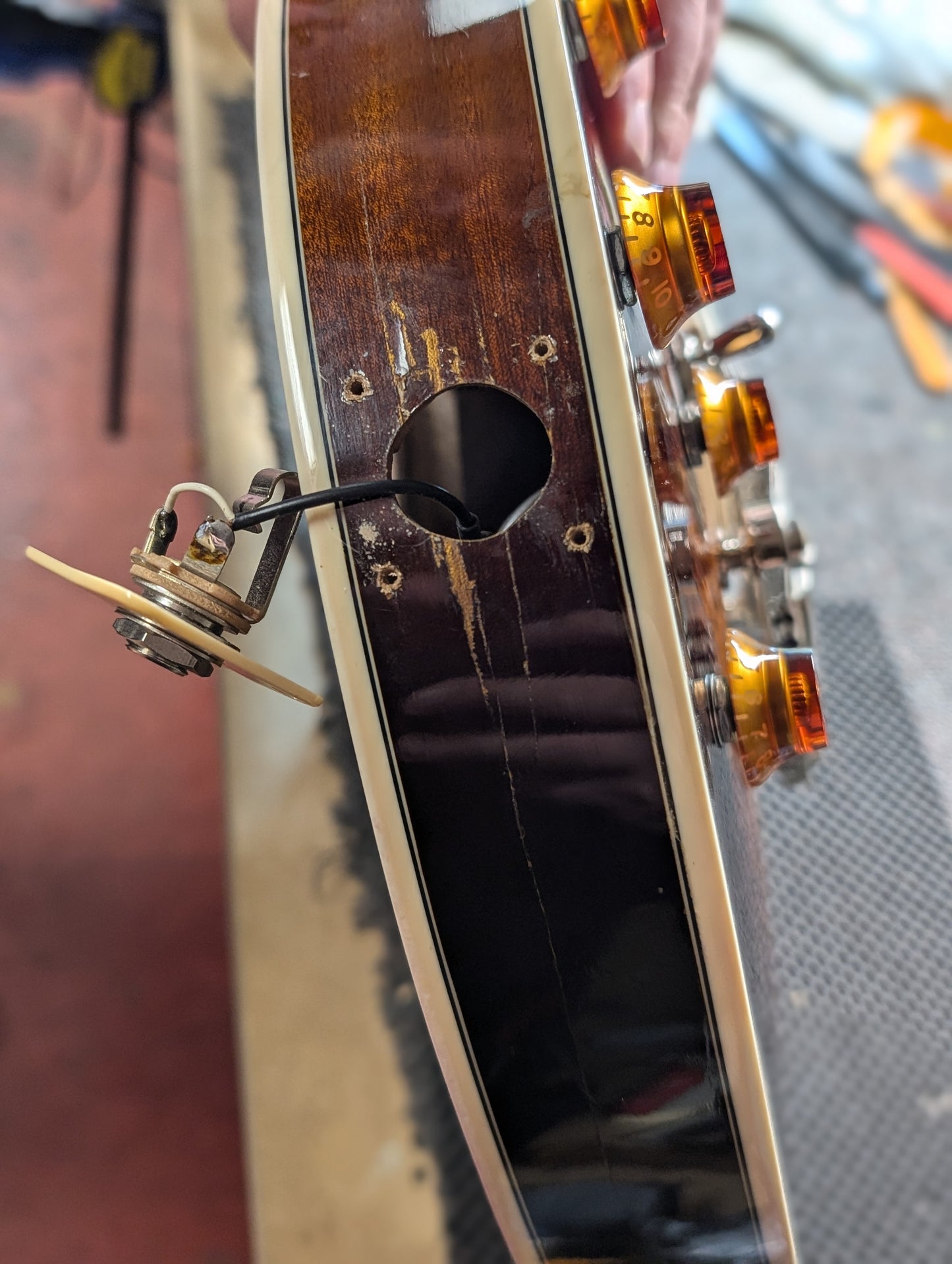 Eastman T184MX Thinline Semi-Hollow Body Left Handed Electric Guitar w/Case - Classic Finish (2009)