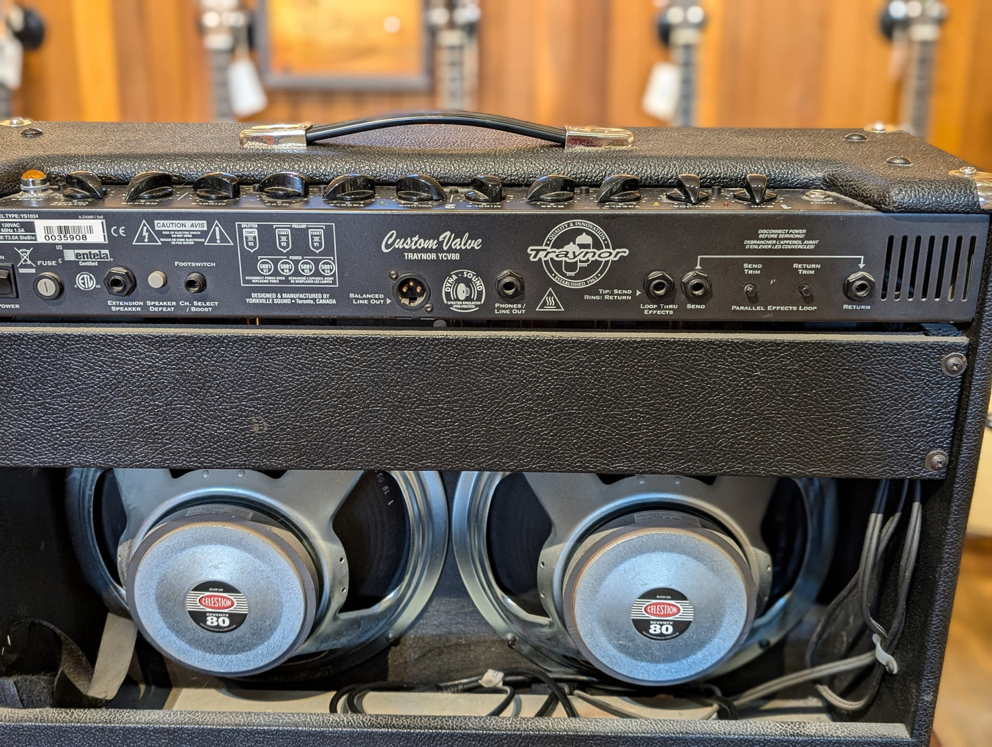 Traynor YCV80 80 Watt All-Tube 2x12 Guitar Combo Amp (Used)