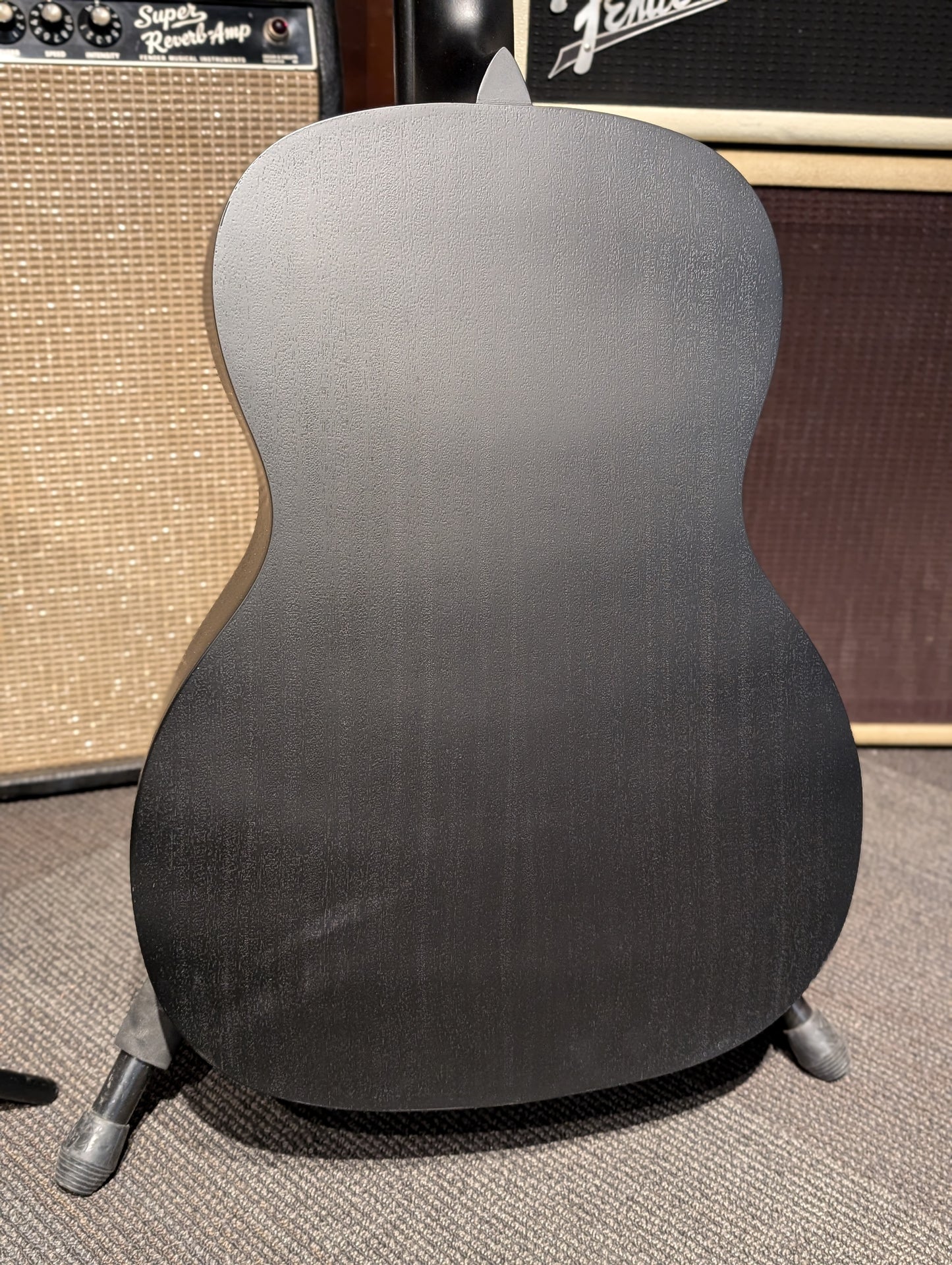 Beaver Creek Folk Acoustic Guitar - Open Pore Flat Black