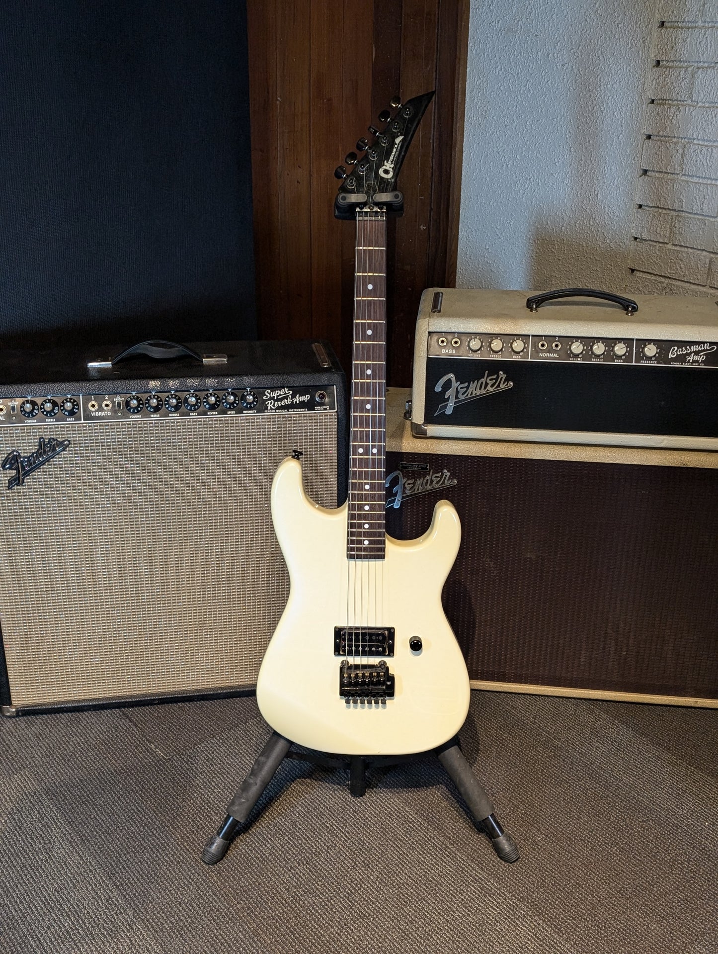 Charvel MIJ Model 2 Electric Guitar w/Case - White Pearl (1986)