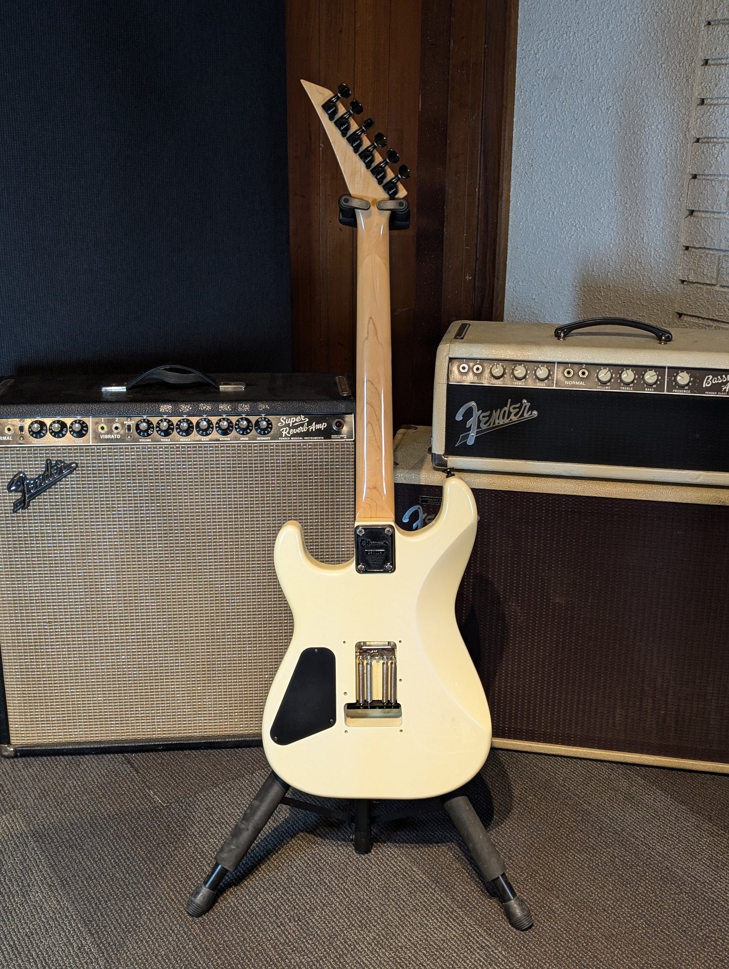 Charvel MIJ Model 2 Electric Guitar w/Case - White Pearl (1986)