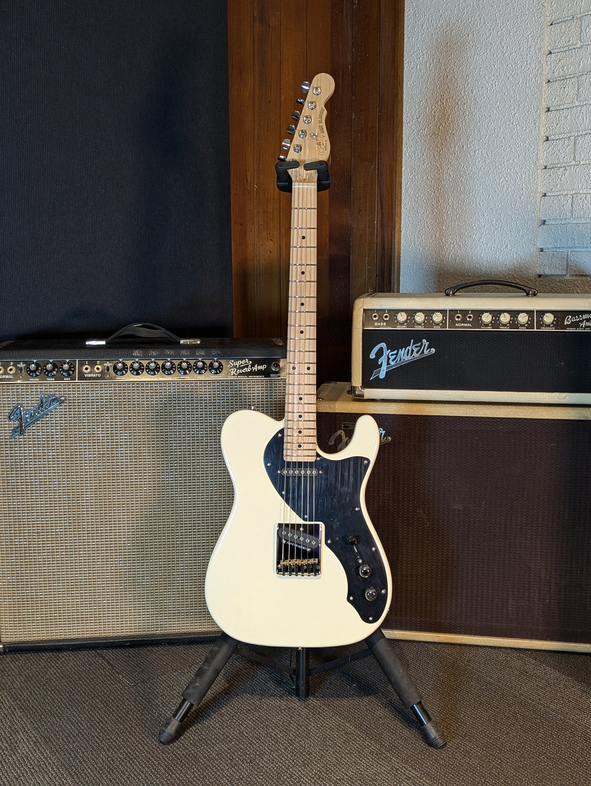 G&L Limited Edition ASAT Classic Summer Series Electric Guitar w/Gig Bag - Vintage White (Serial #CLF2408046)