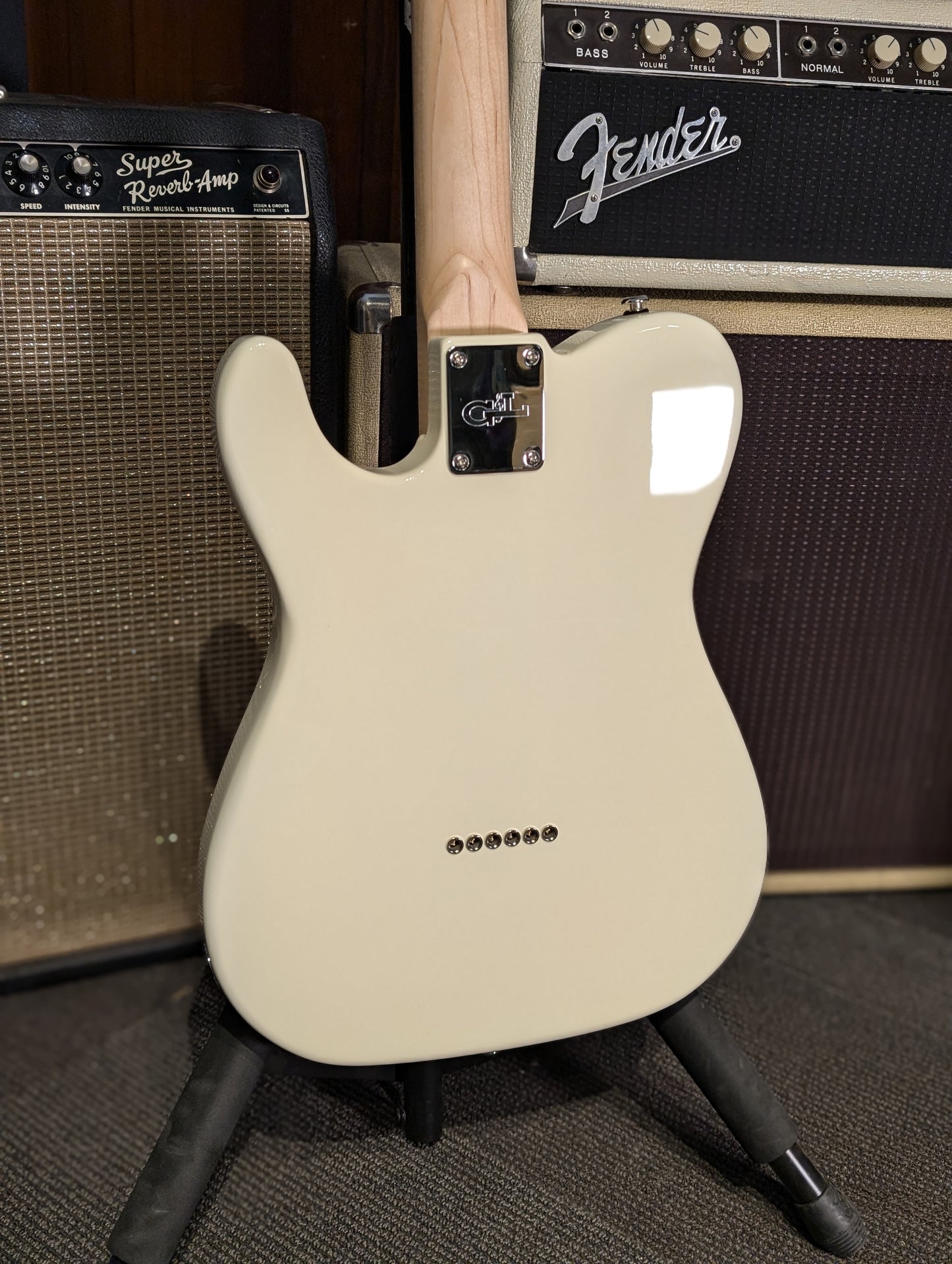 G&L Limited Edition ASAT Classic Summer Series Electric Guitar w/Gig Bag - Vintage White (Serial #CLF2408046)