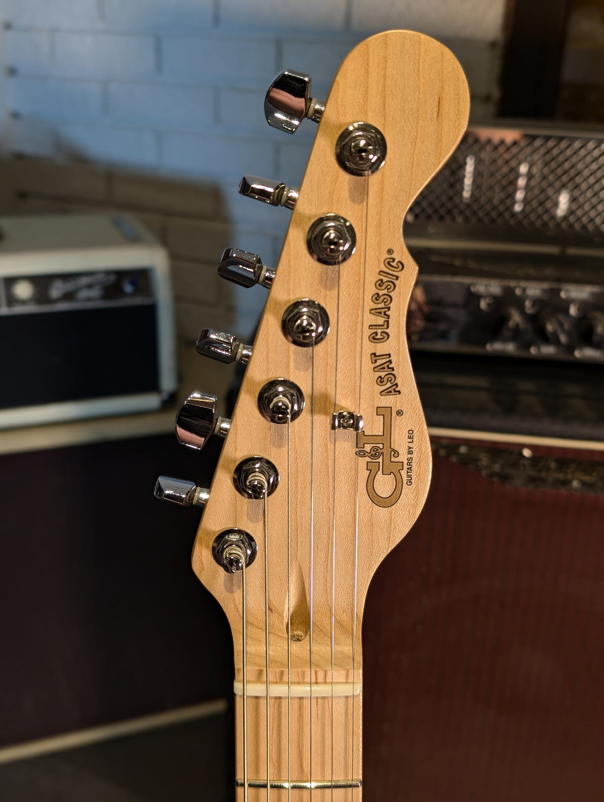 G&L Limited Edition ASAT Classic Summer Series Electric Guitar w/Gig Bag - Vintage White (Serial #CLF2408046)