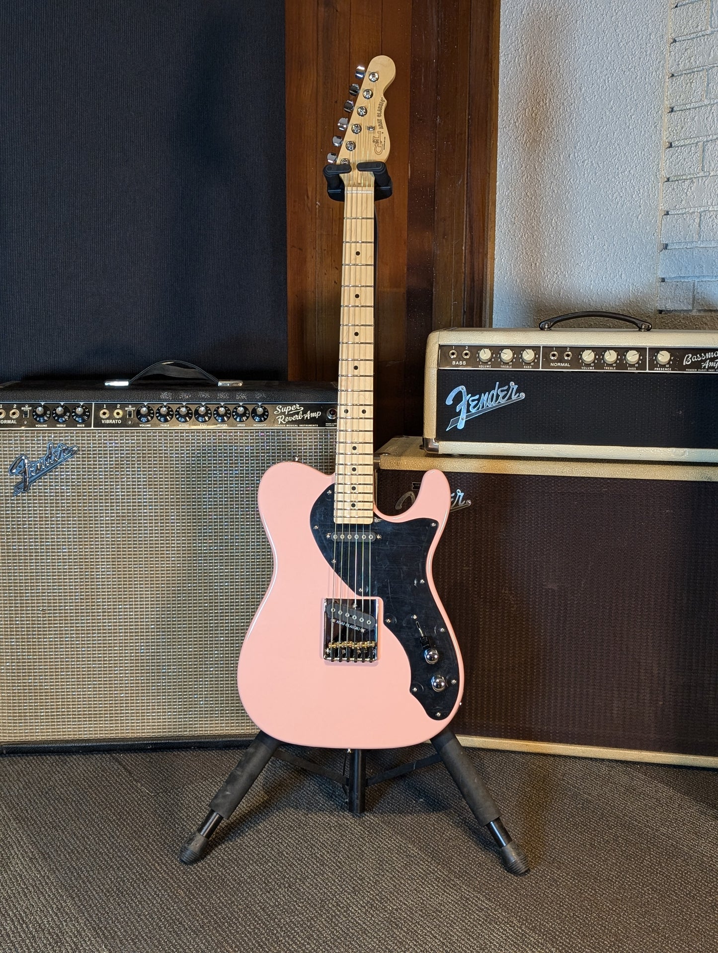 G&L Limited Edition ASAT Classic Summer Series Electric Guitar w/Gig Bag - Shell Pink (Serial #CLF2407090)