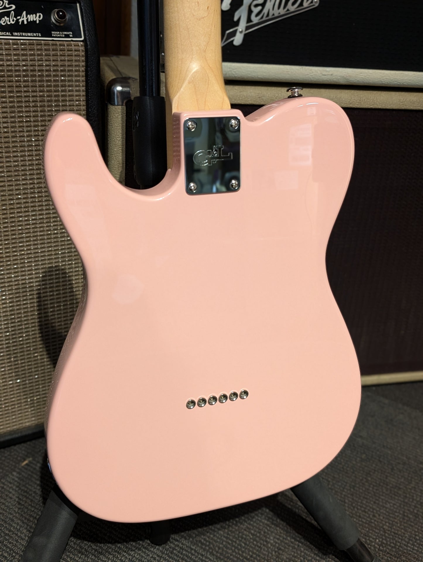G&L Limited Edition ASAT Classic Summer Series Electric Guitar w/Gig Bag - Shell Pink (Serial #CLF2407090)