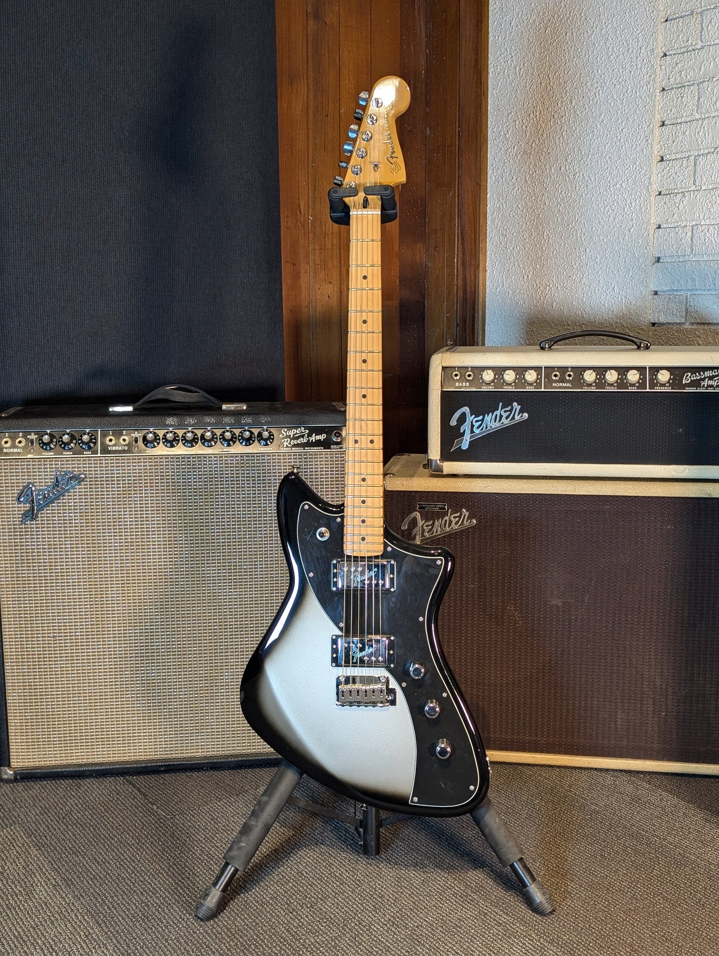 Fender Player Plus Meteora HH Electric Guitar w/Gig Bag - Silverburst (2022)