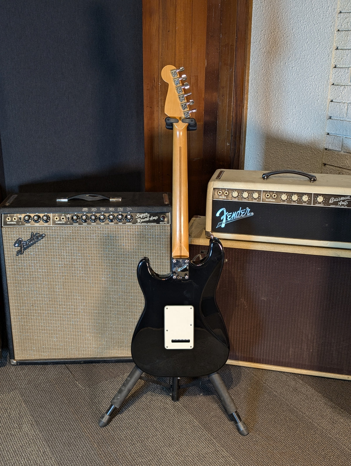 Fender American Standard Stratocaster w/Case - Black (1999)