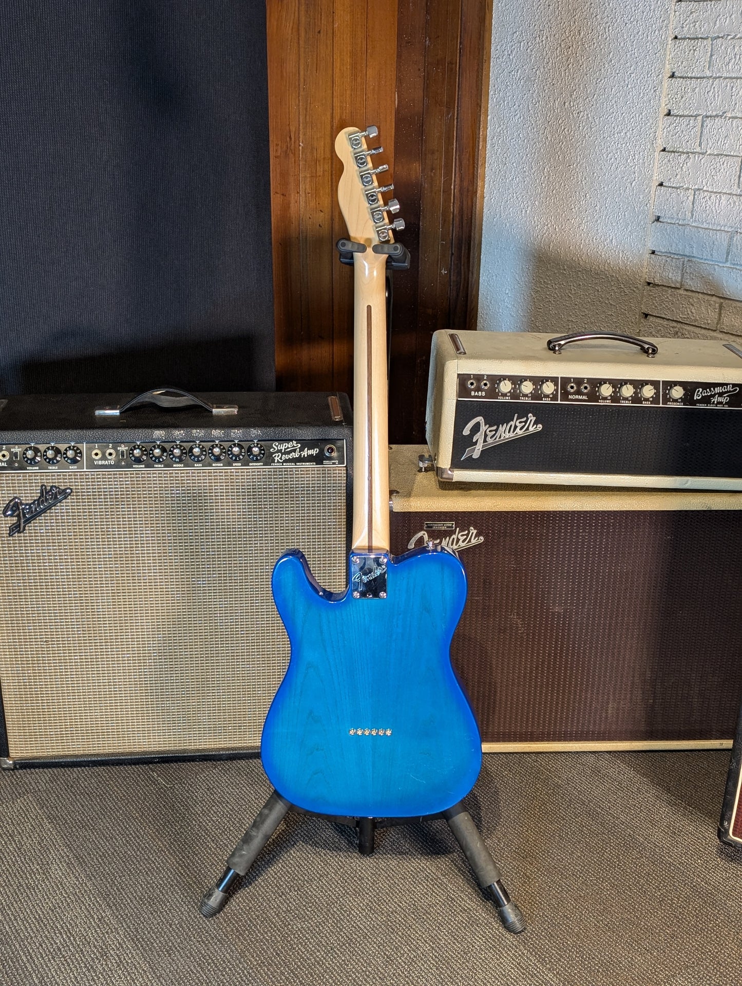 Fender USA Telecaster Plus w/Case - Blue Burst (1993)