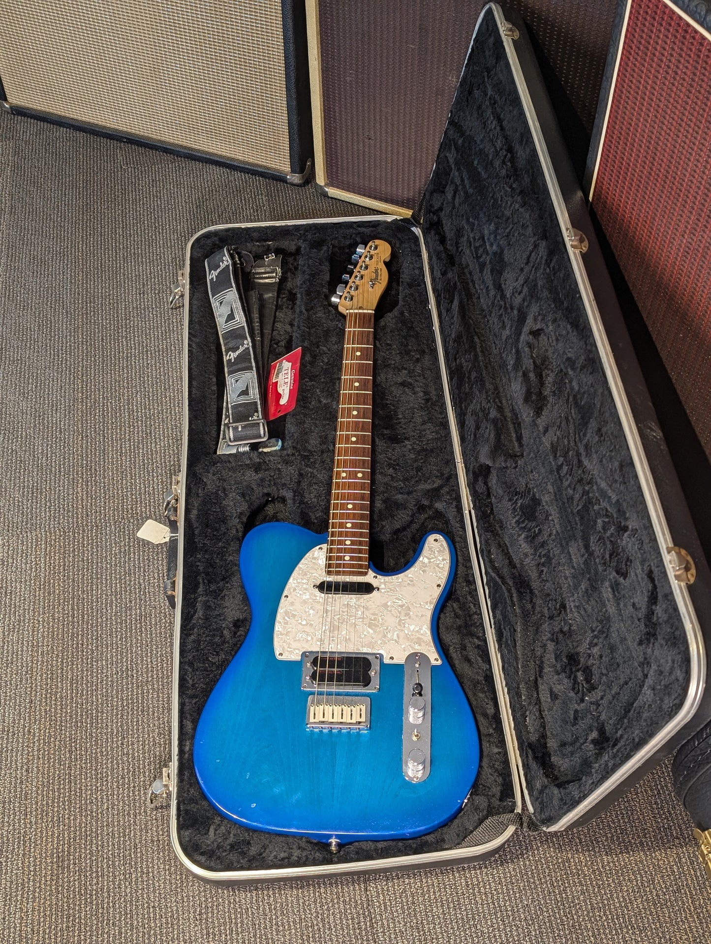 Fender USA Telecaster Plus w/Case - Blue Burst (1993)