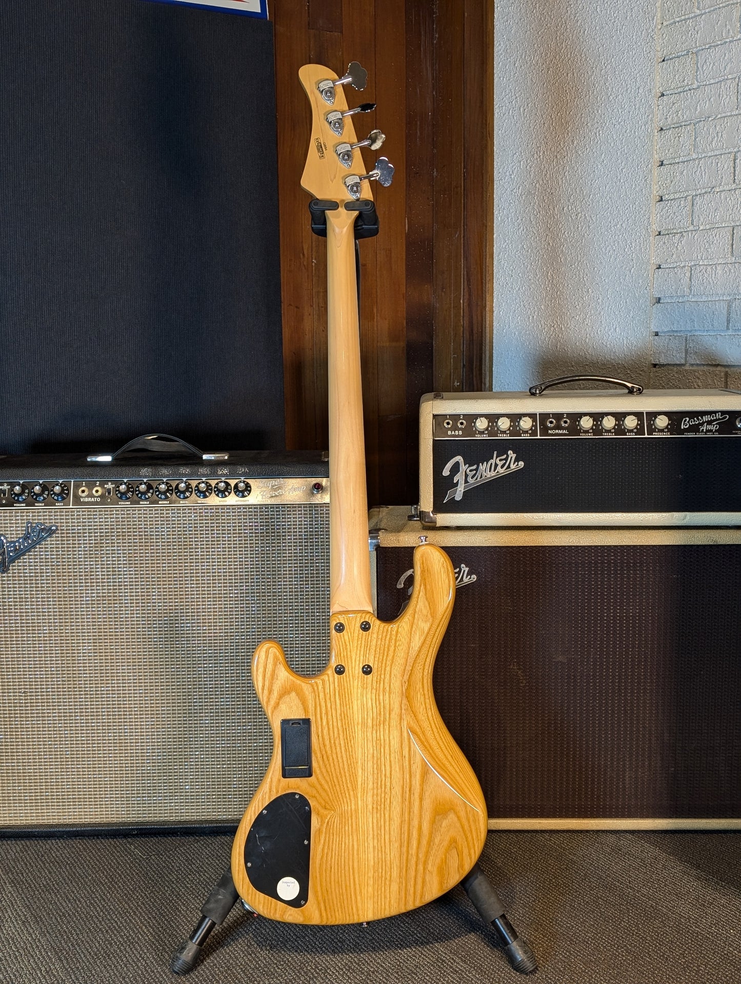 Cort GB94 4-String Active Bass Guitar w/Case - Spalted Maple Top (Used)