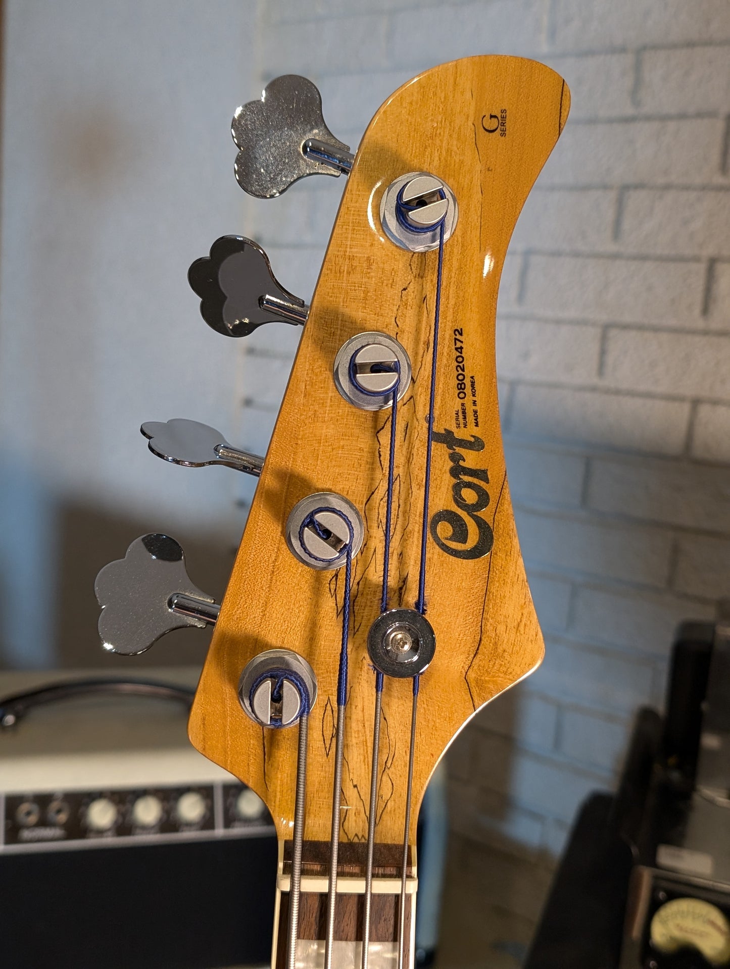 Cort GB94 4-String Active Bass Guitar w/Case - Spalted Maple Top (Used)