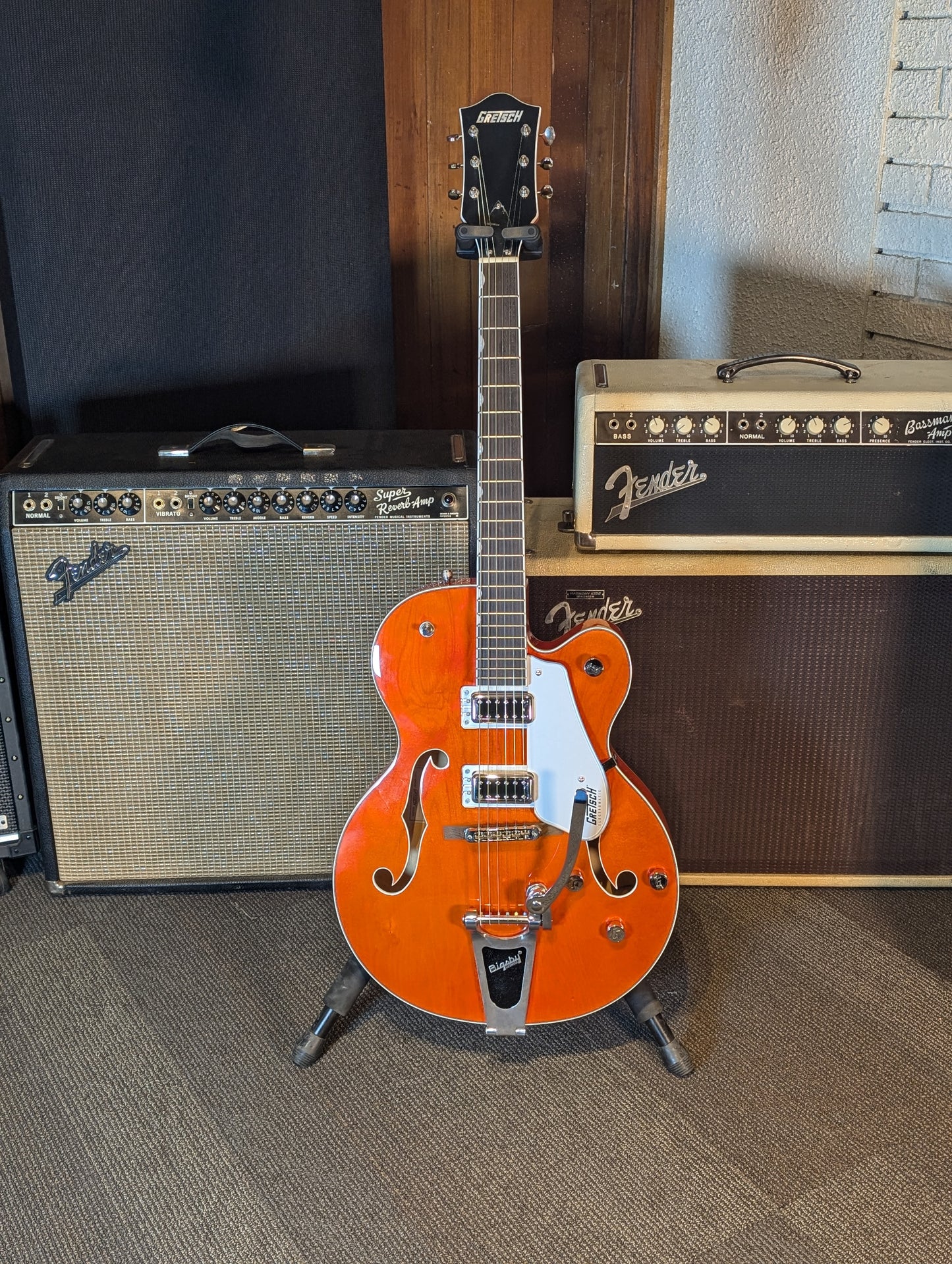 Gretsch G5420T Electromatic Hollow Body Electric Guitar w/Bigsby - Orange Stain (2021)