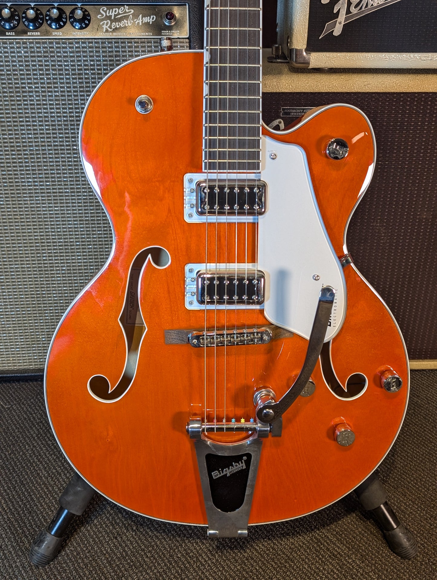 Gretsch G5420T Electromatic Hollow Body Electric Guitar w/Bigsby - Orange Stain (2021)