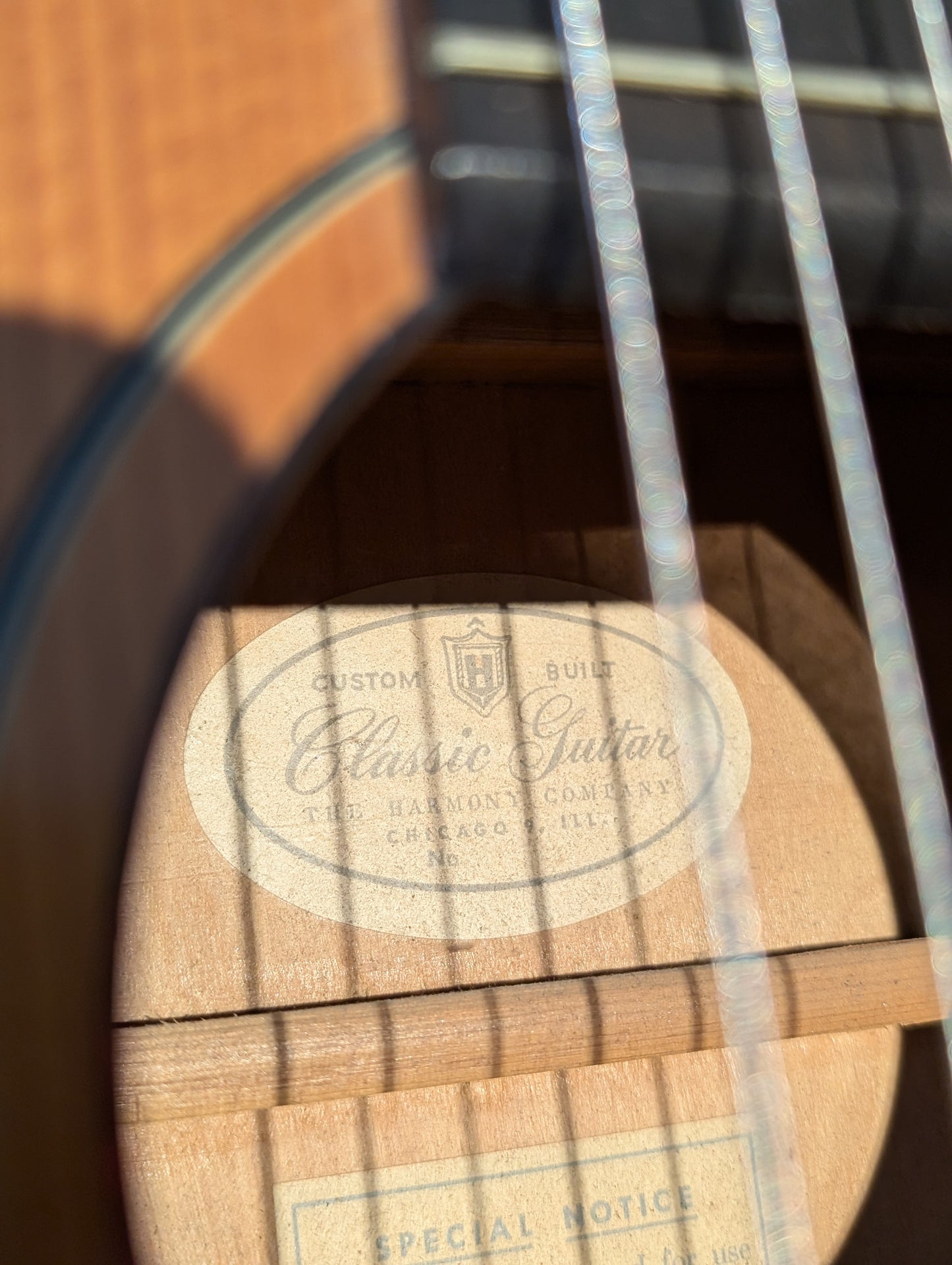 Harmony H173 Classical Guitar (Late 1960's)