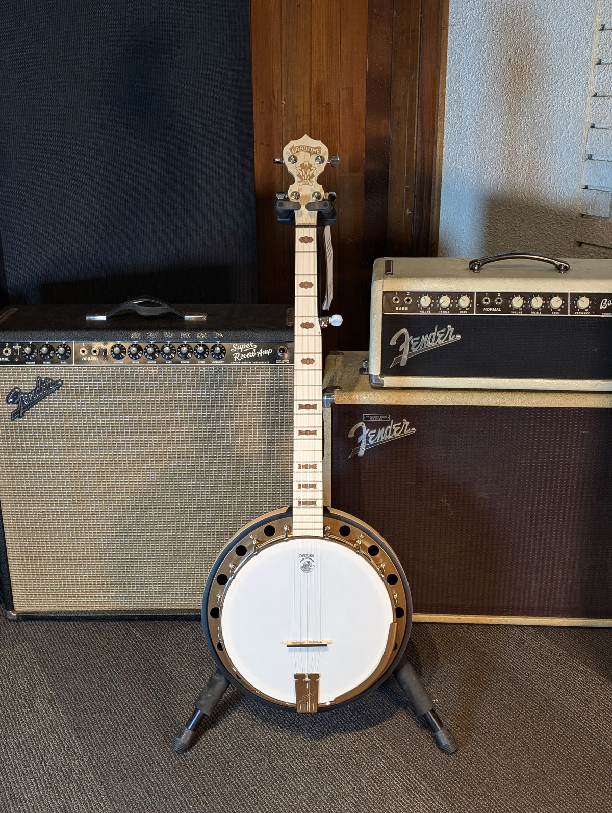 Deering Goodtime Two Deco Left Handed 5-String Banjo w/Resonator