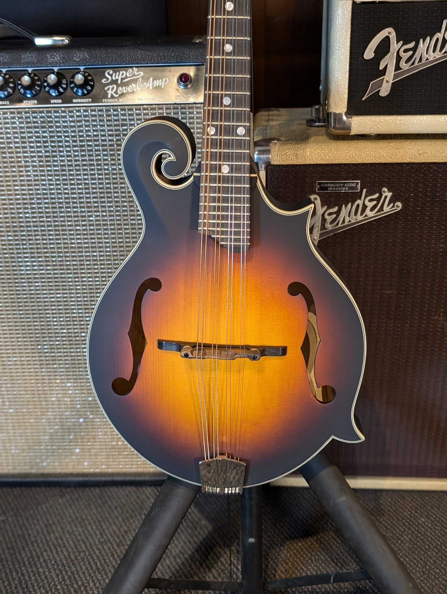 Eastman MD315E F-Style Electric/Acoustic Mandolin w/Gig Bag - Sunburst (Serial #N2305010)