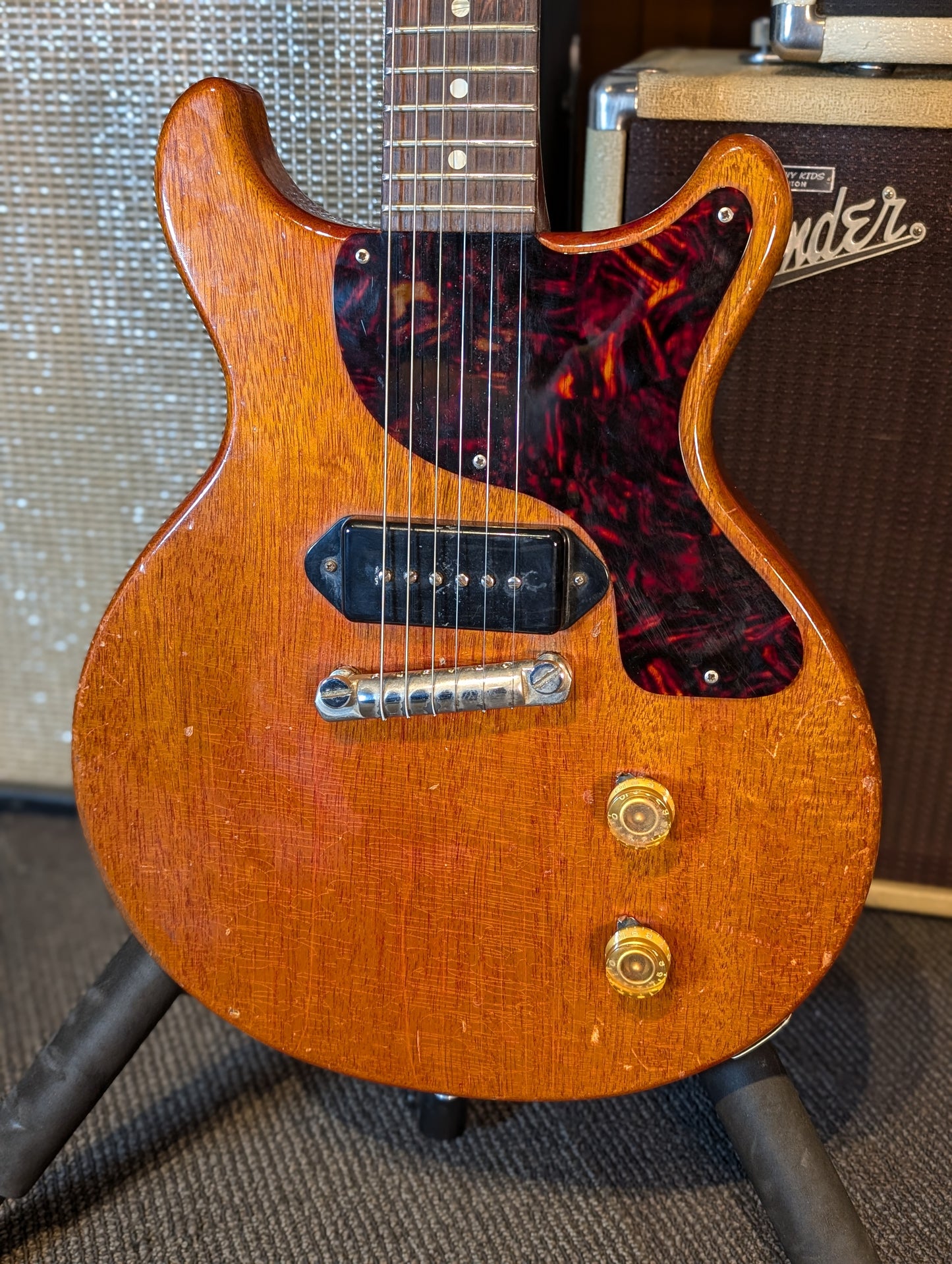 Gibson Les Paul Junior Electric Guitar w/Case - Cherry Red (1959)