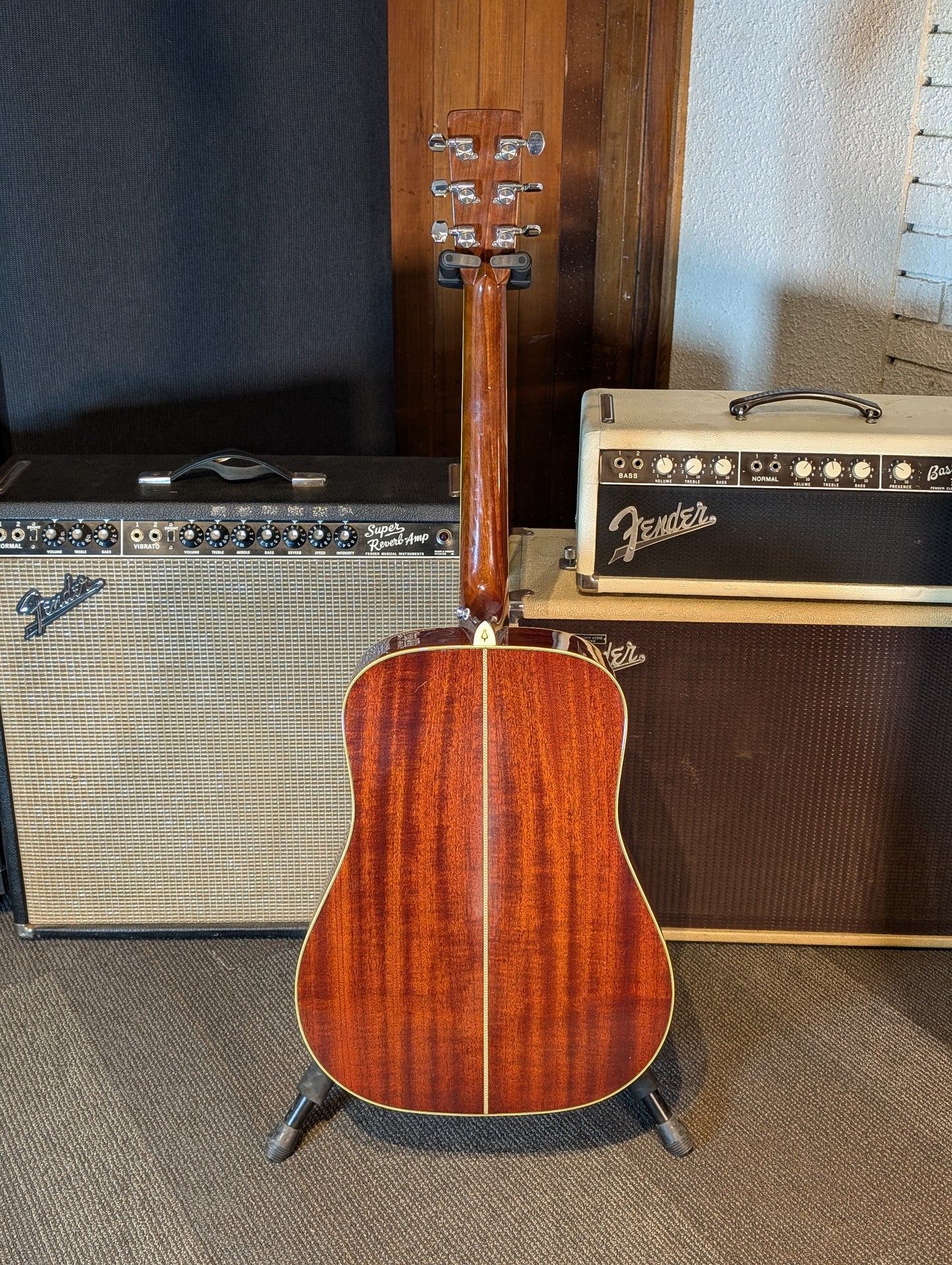Yamaki Y40D Woodcraft Dreadnought Acoustic Guitar (Late 1970's)