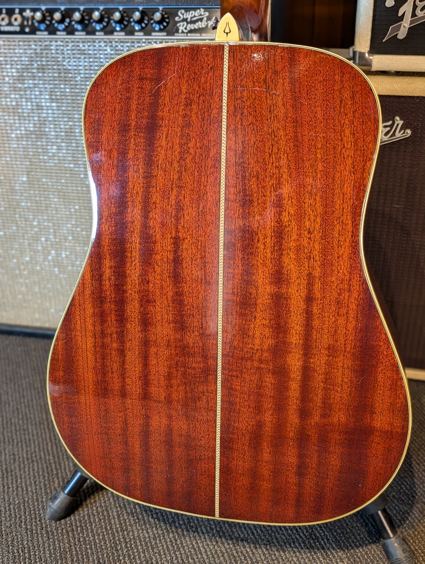 Yamaki Y40D Woodcraft Dreadnought Acoustic Guitar (Late 1970's)