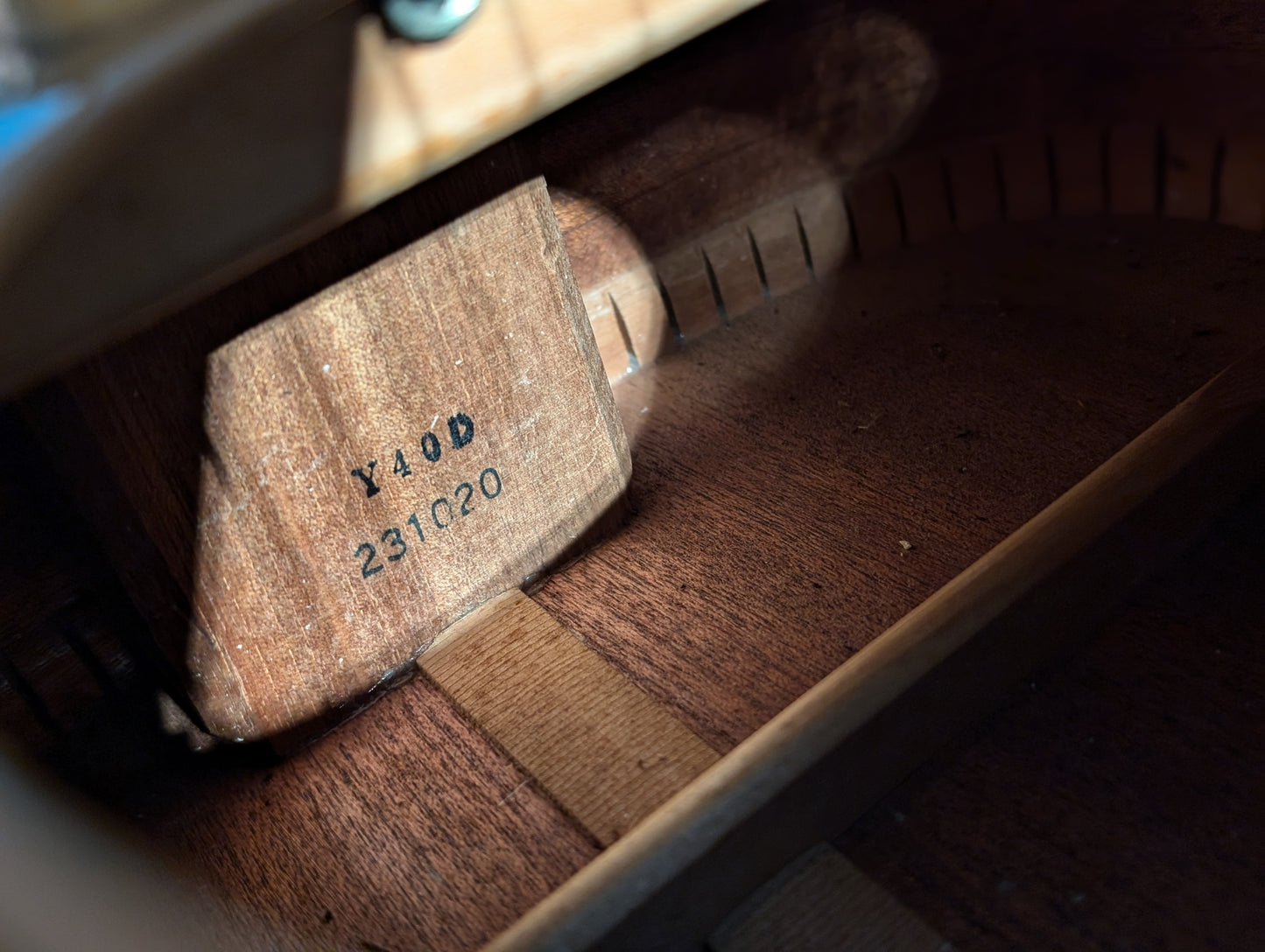 Yamaki Y40D Woodcraft Dreadnought Acoustic Guitar (Late 1970's)