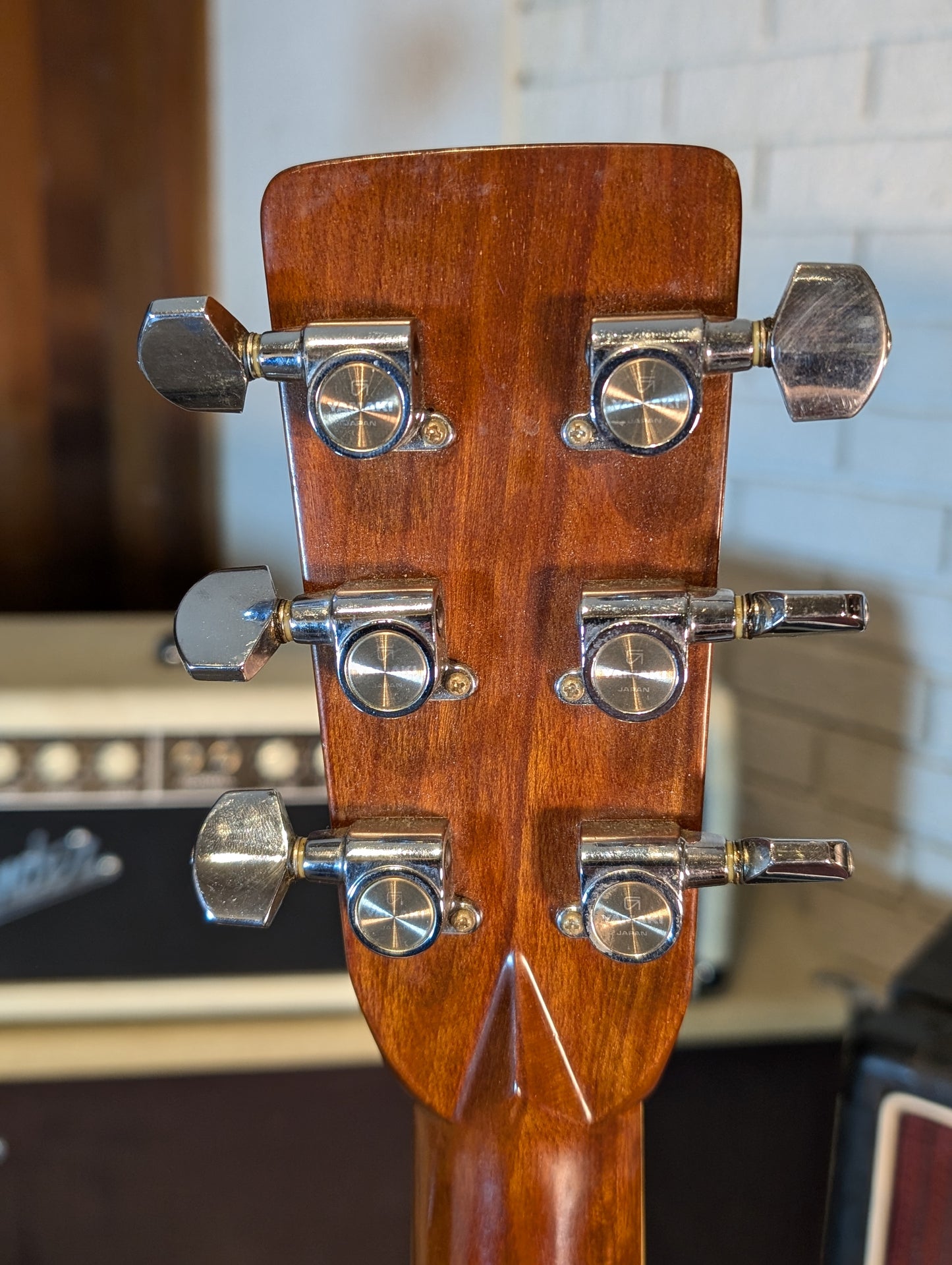 Yamaki Y40D Woodcraft Dreadnought Acoustic Guitar (Late 1970's)