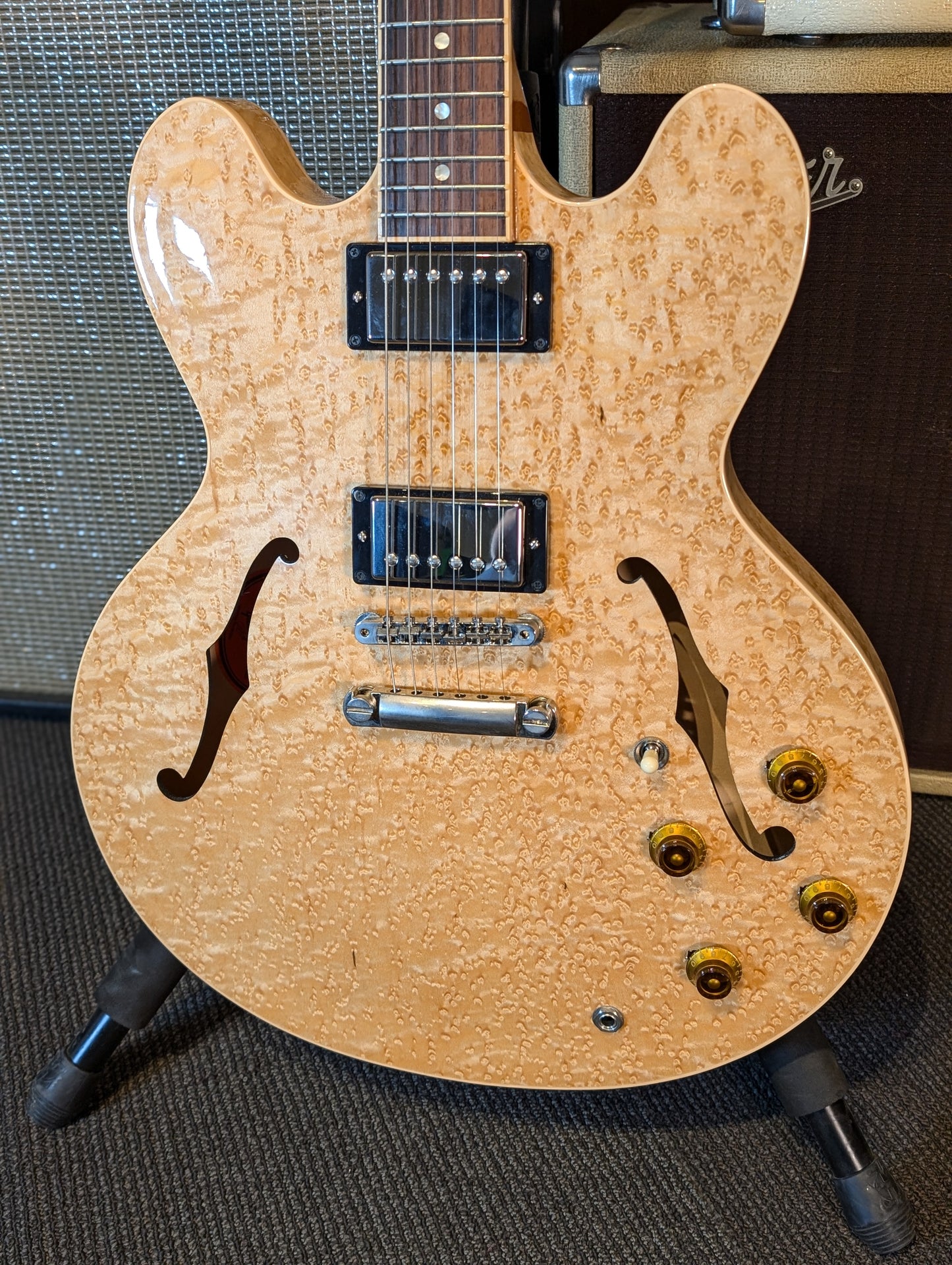 Gibson Limited Edition ES-335 Dot Birdseye Maple Semi-Hollow Electric Guitar w/Case - Natural (2011)